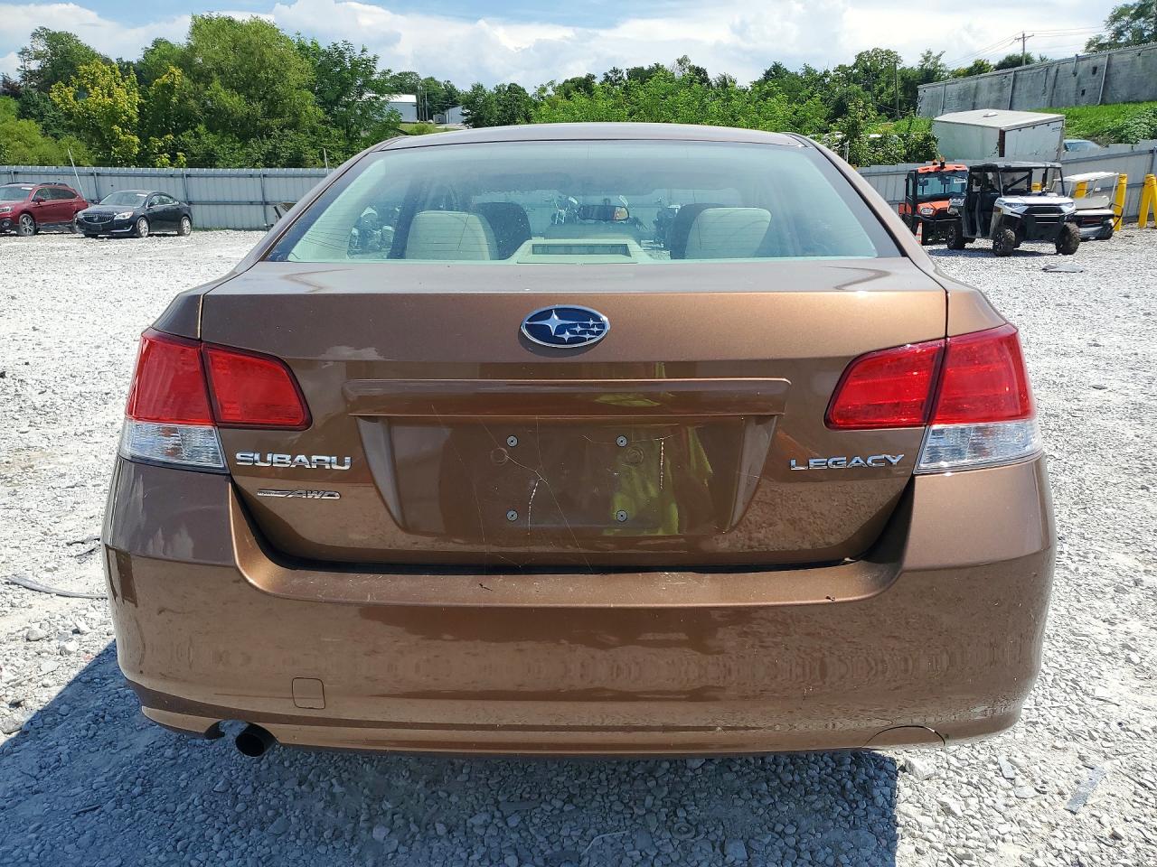 2011 Subaru Legacy 2.5i Brown vin: 4S3BMCA63B3244972