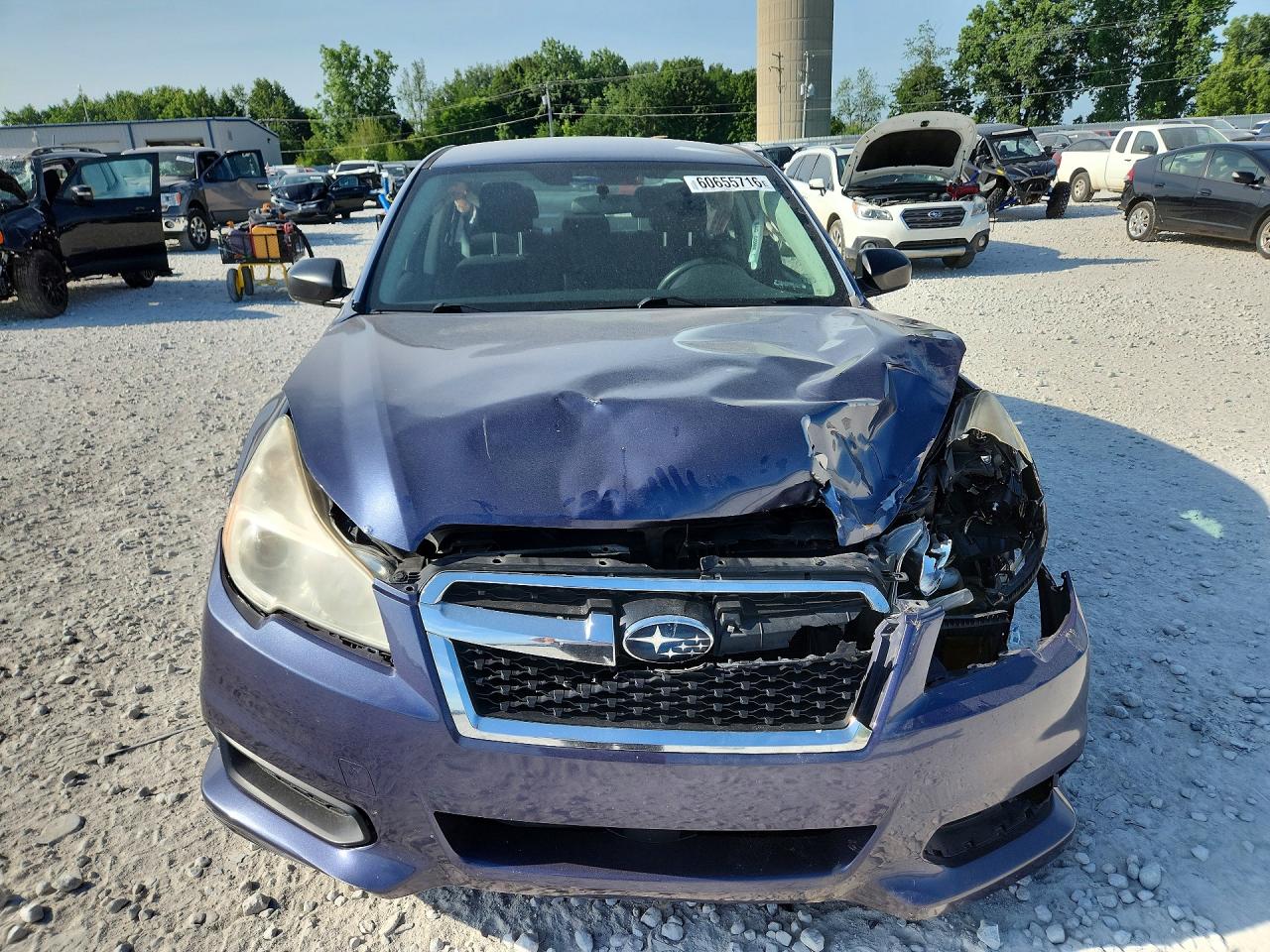 2013 Subaru Legacy 2.5i Синий vin: 4S3BMCA63D3044841
