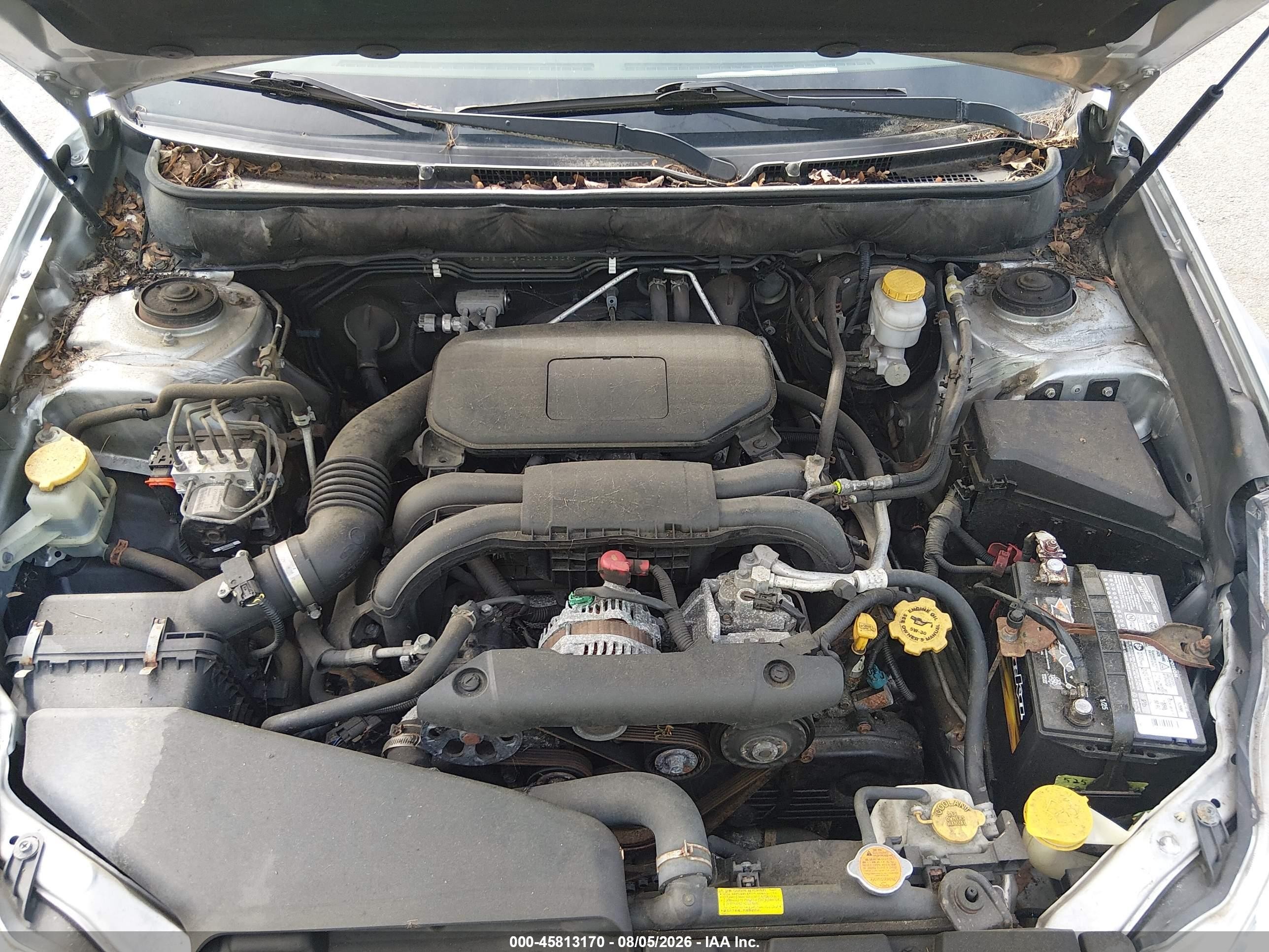2012 Subaru Legacy 2.5i Silver vin: 4S3BMCA64C3003309