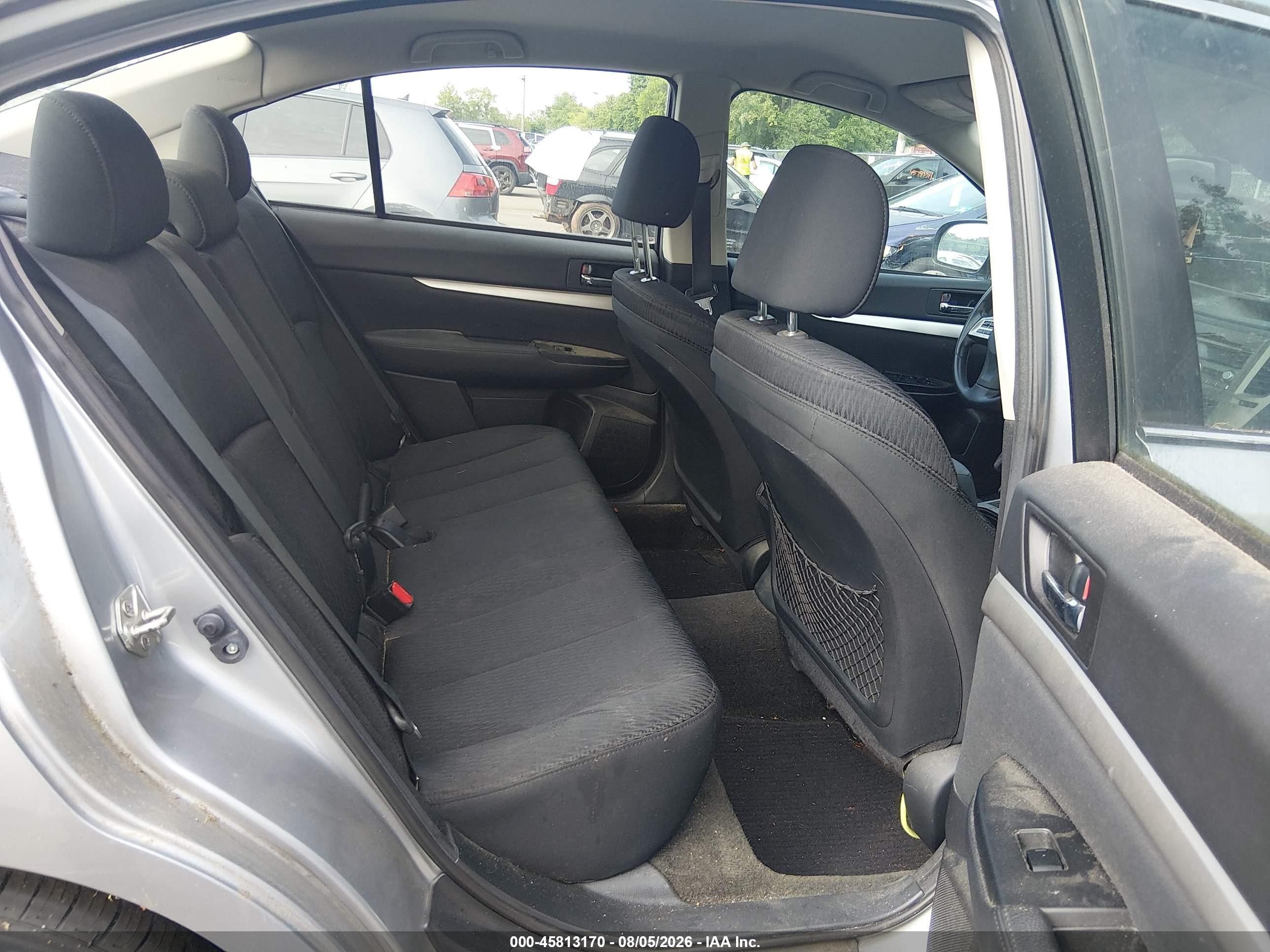 2012 Subaru Legacy 2.5i Silver vin: 4S3BMCA64C3003309