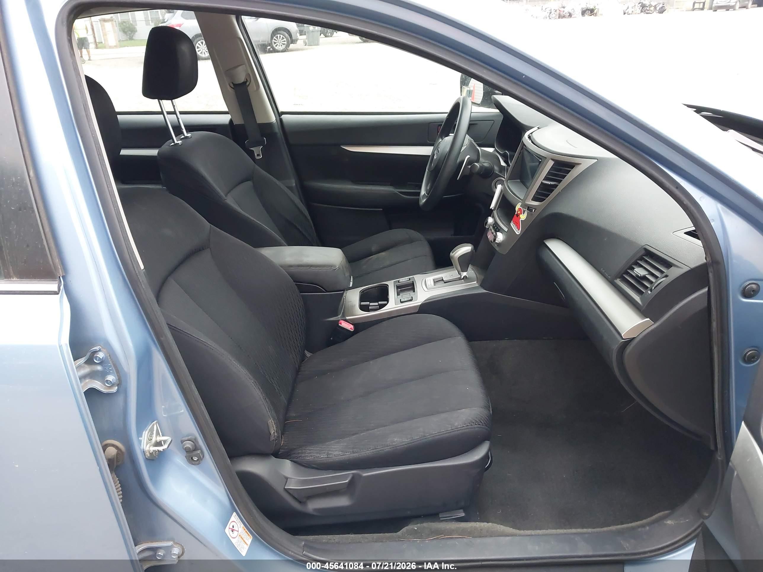 2012 Subaru Legacy 2.5i Blue vin: 4S3BMCA64C3037301
