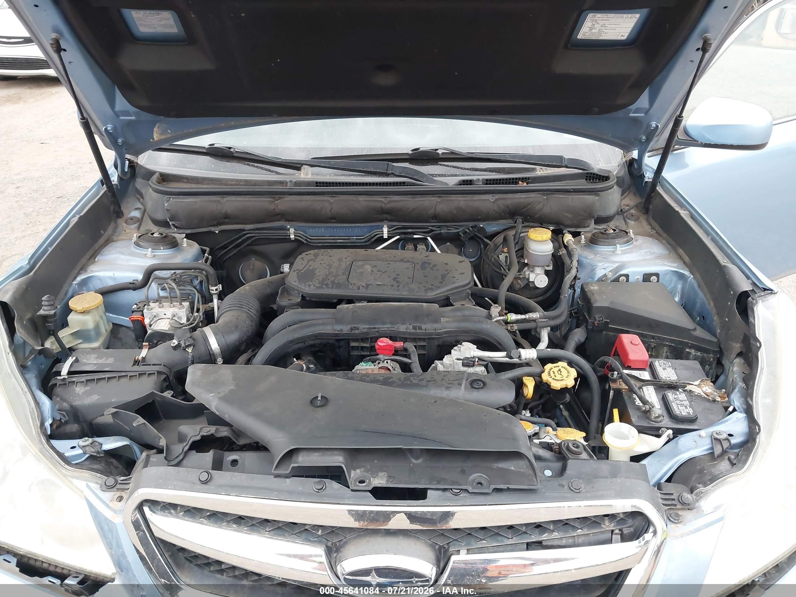 2012 Subaru Legacy 2.5i Blue vin: 4S3BMCA64C3037301
