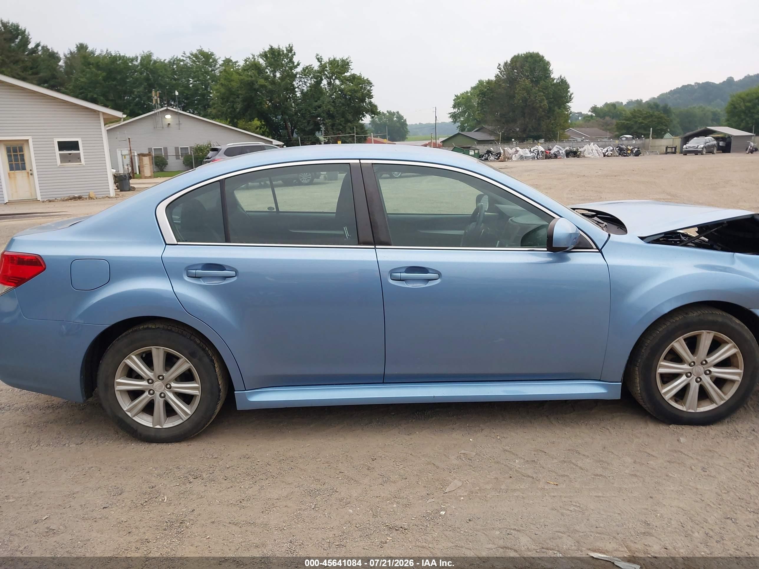 2012 Subaru Legacy 2.5i Blue vin: 4S3BMCA64C3037301