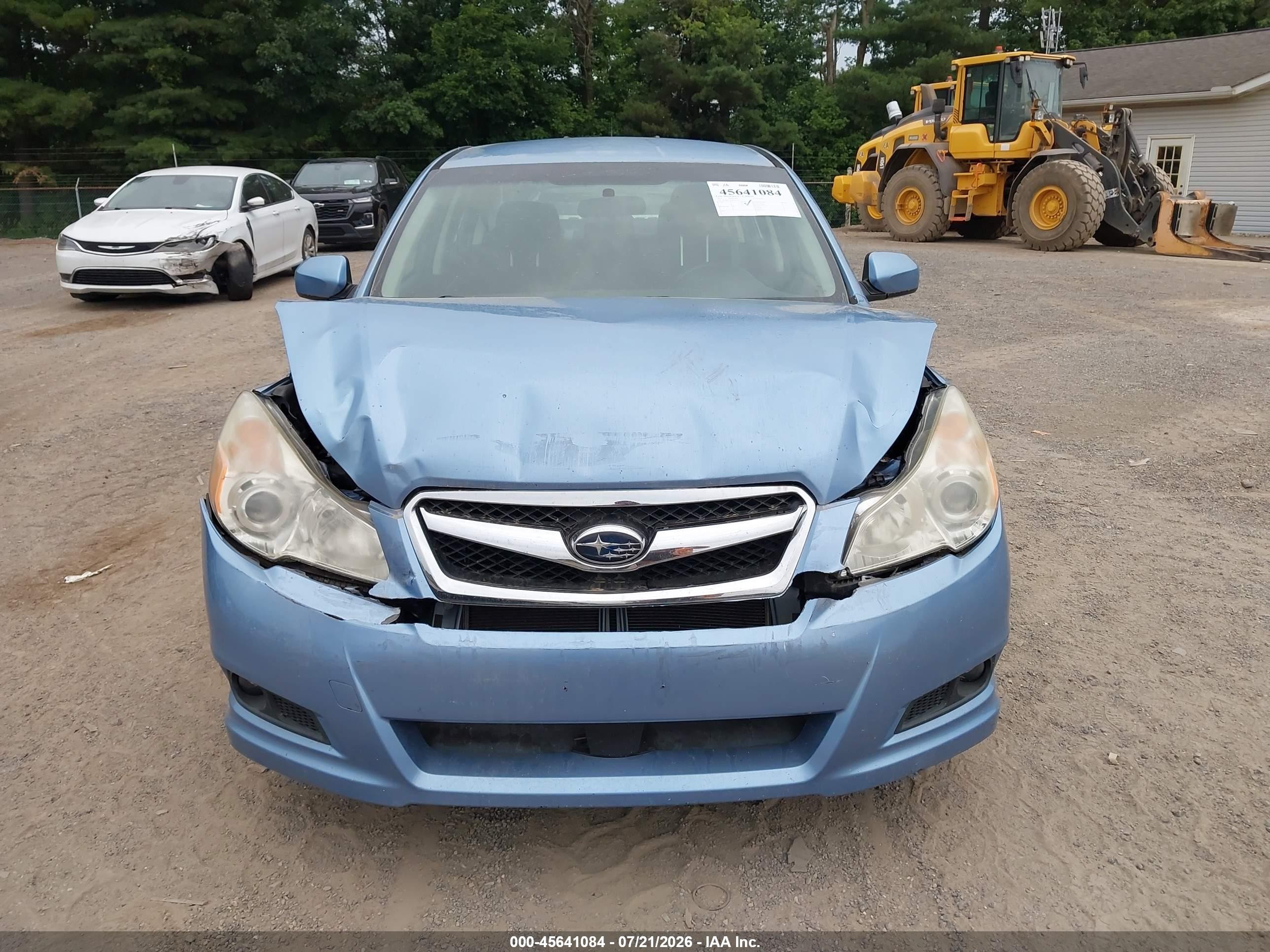 2012 Subaru Legacy 2.5i Blue vin: 4S3BMCA64C3037301