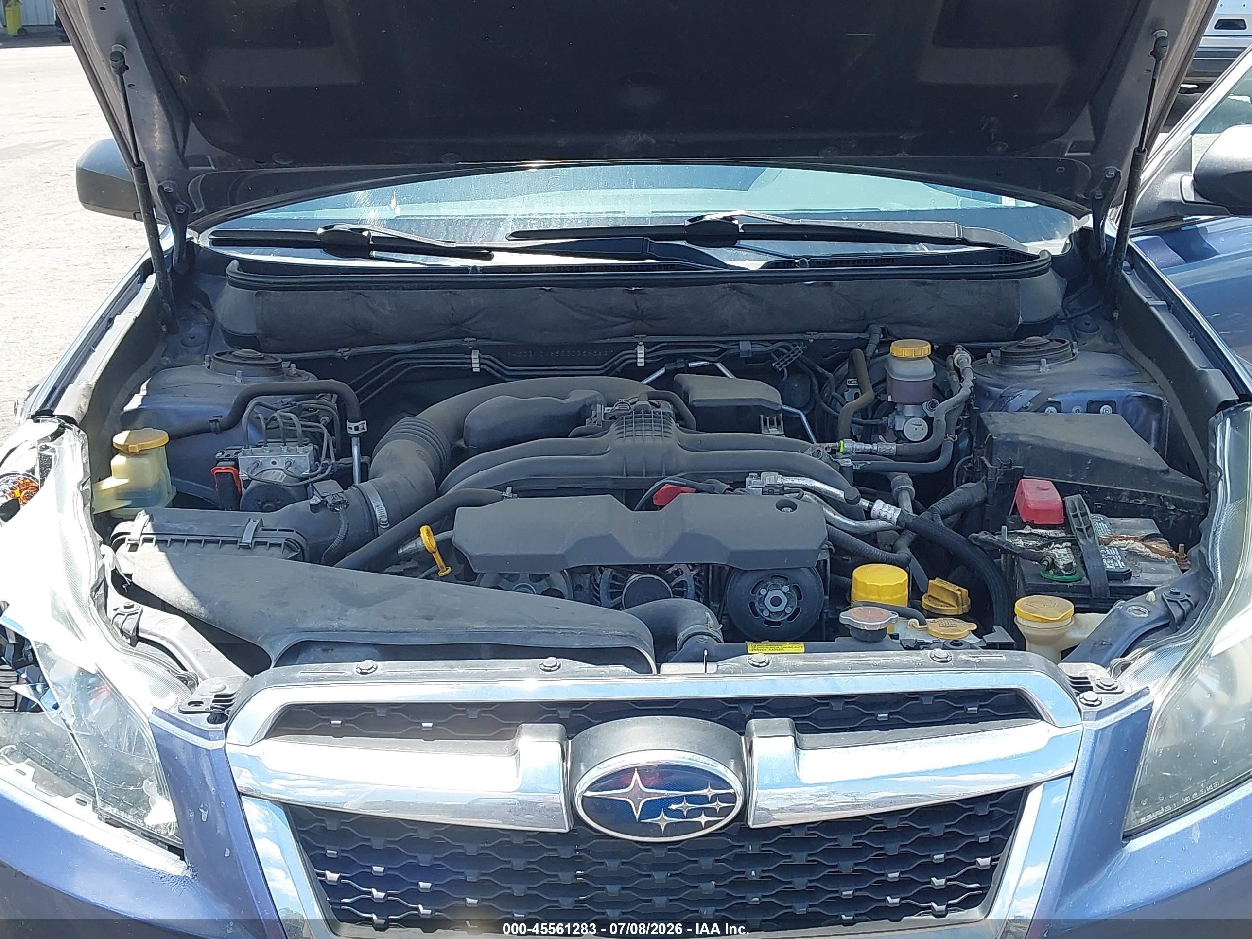 2014 Subaru Legacy 2.5i Light Blue vin: 4S3BMCA65E3035656