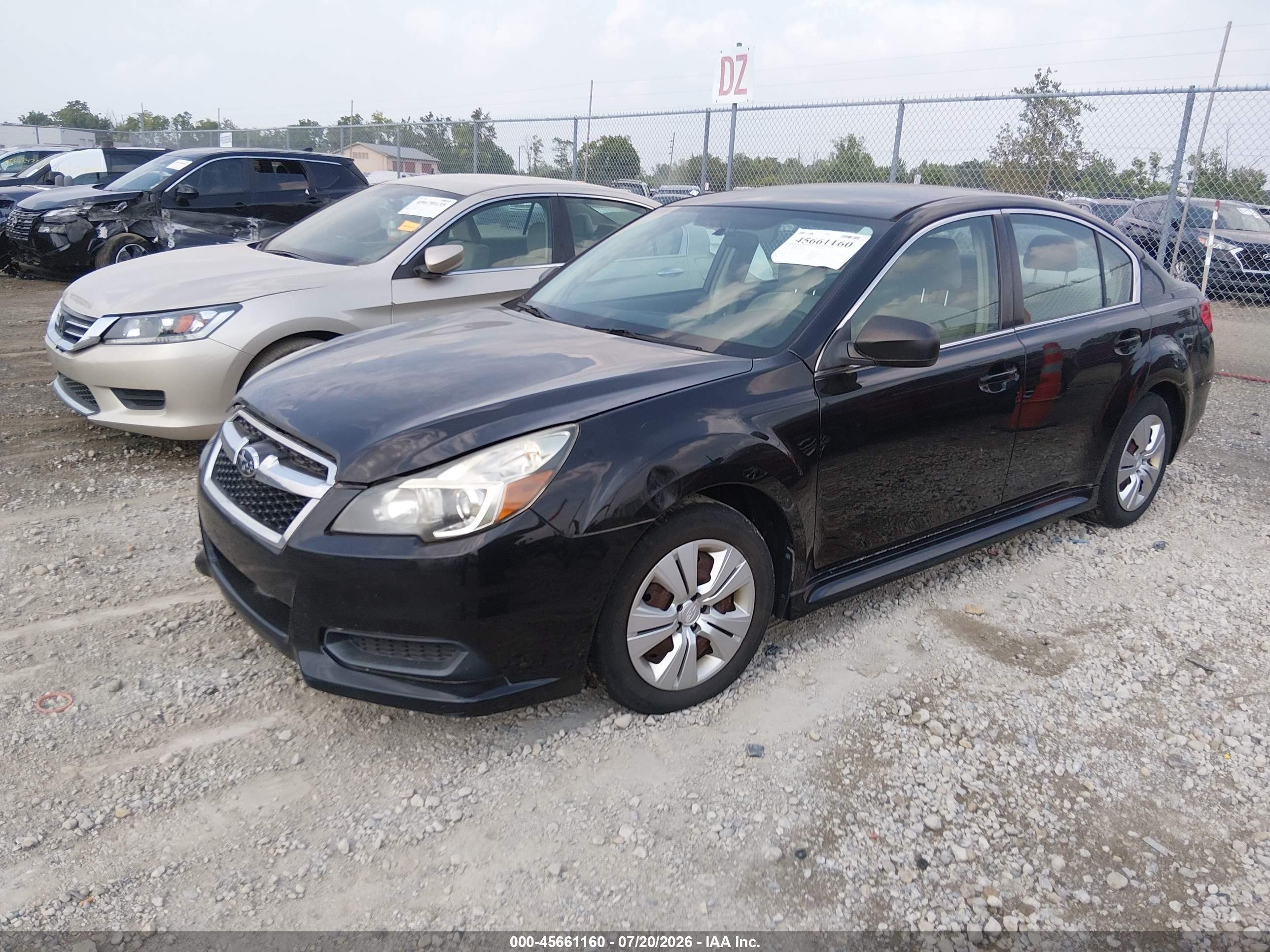 2013 Subaru Legacy 2.5i Black vin: 4S3BMCA67D3018761