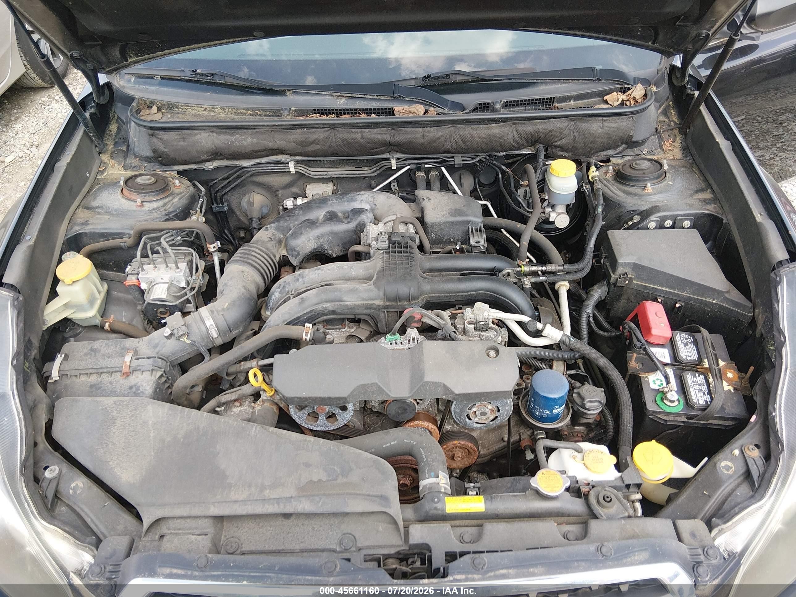 2013 Subaru Legacy 2.5i Black vin: 4S3BMCA67D3018761