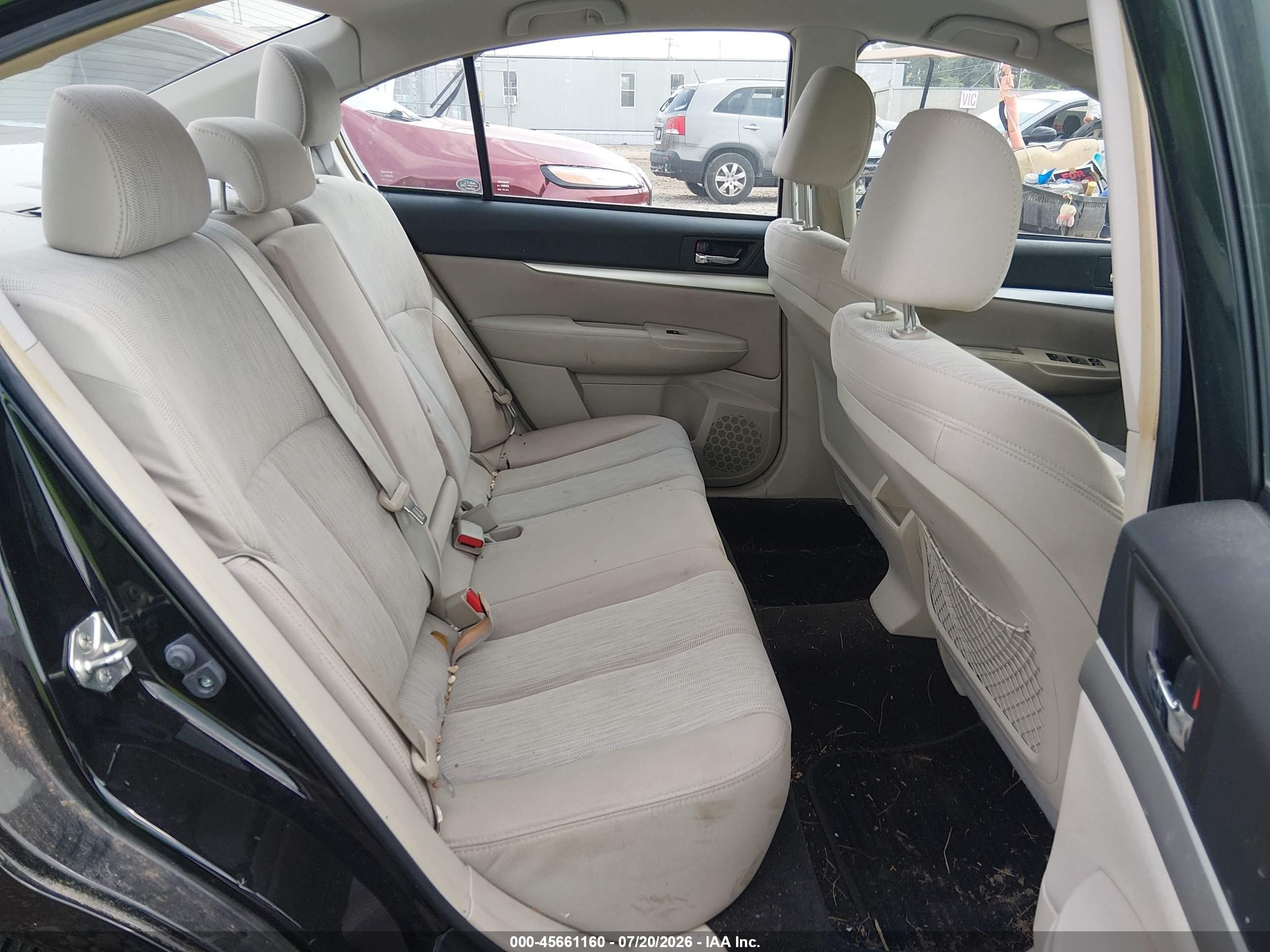 2013 Subaru Legacy 2.5i Black vin: 4S3BMCA67D3018761