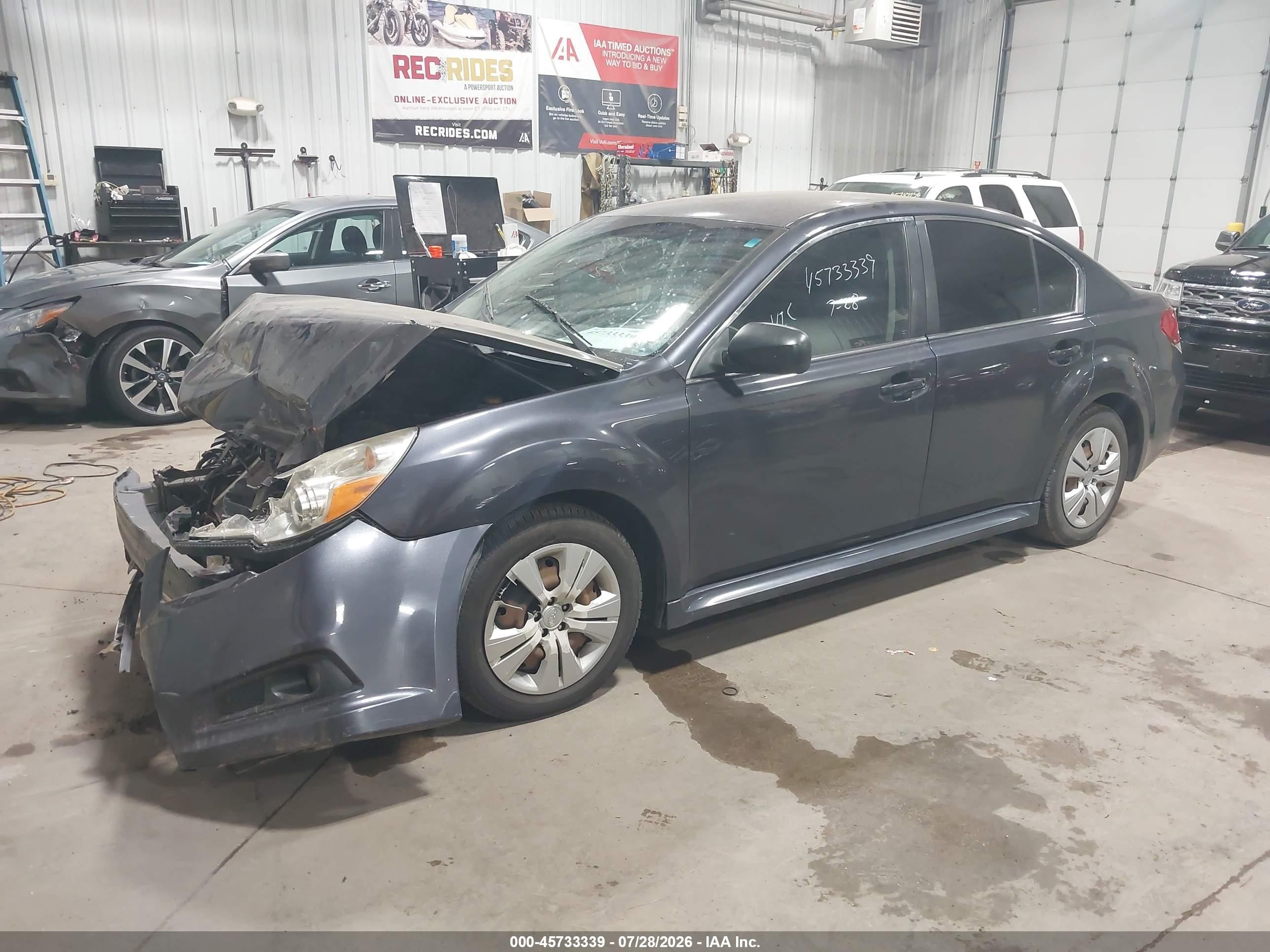 2011 Subaru Legacy 2.5i Gray vin: 4S3BMCA68B3217217