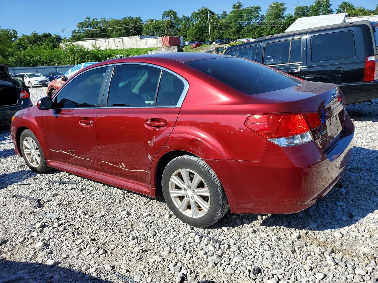 2012 Subaru Legacy 2.5i Burgundy vin: 4S3BMCA68C3033865