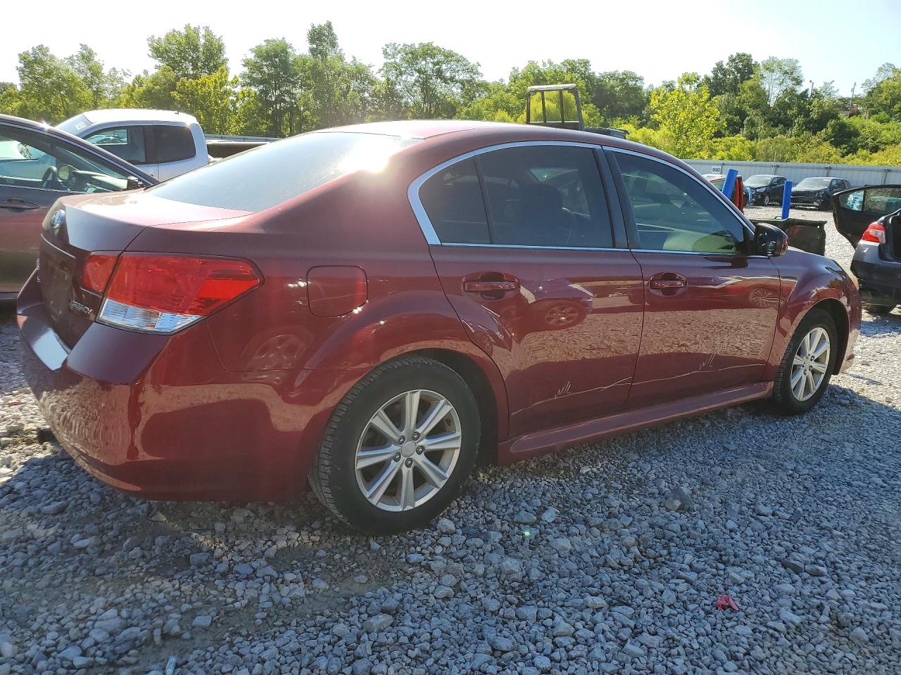 2012 Subaru Legacy 2.5i Burgundy vin: 4S3BMCA68C3033865