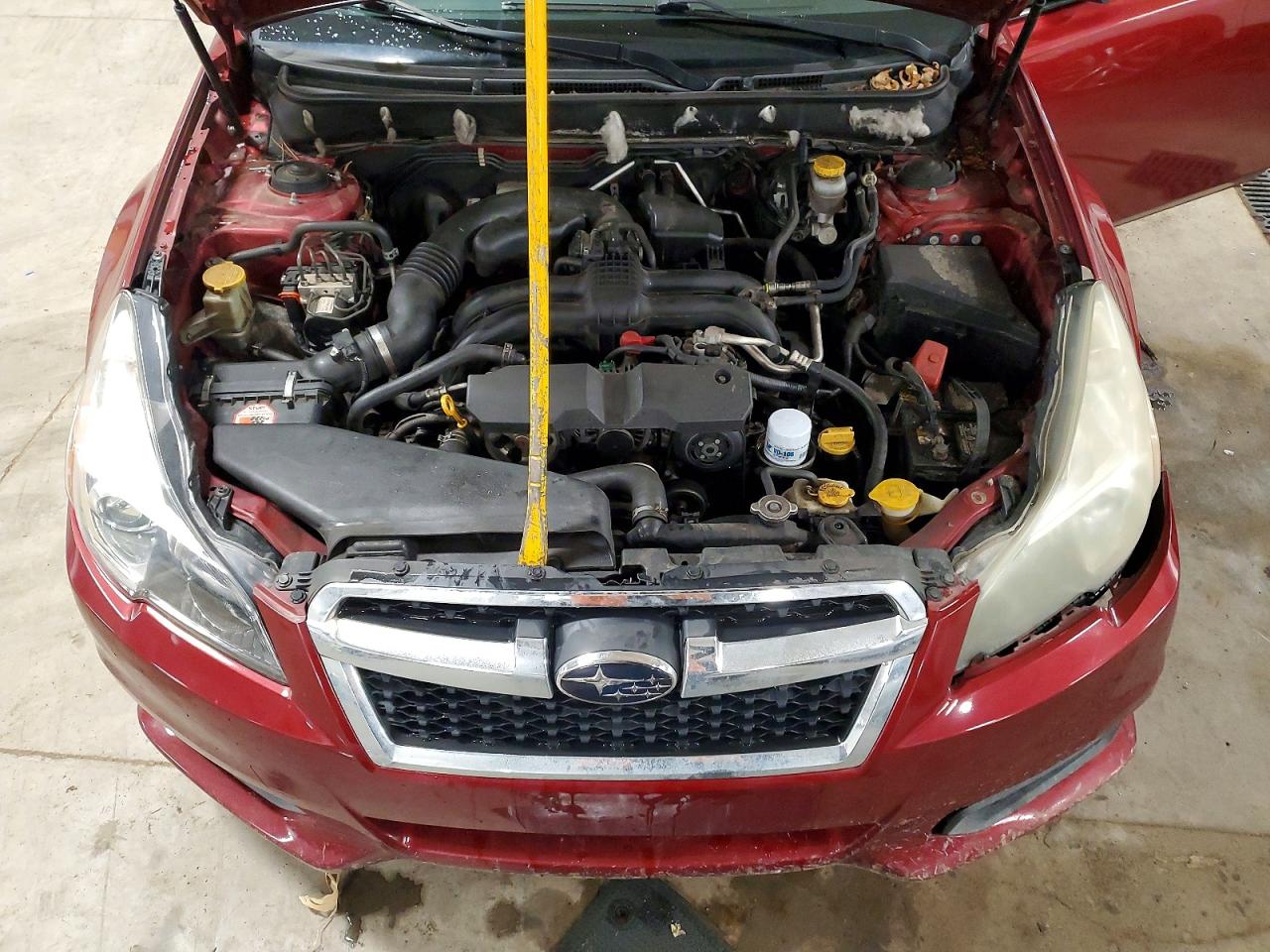 2013 Subaru Legacy 2.5i Red vin: 4S3BMCA68D3028571