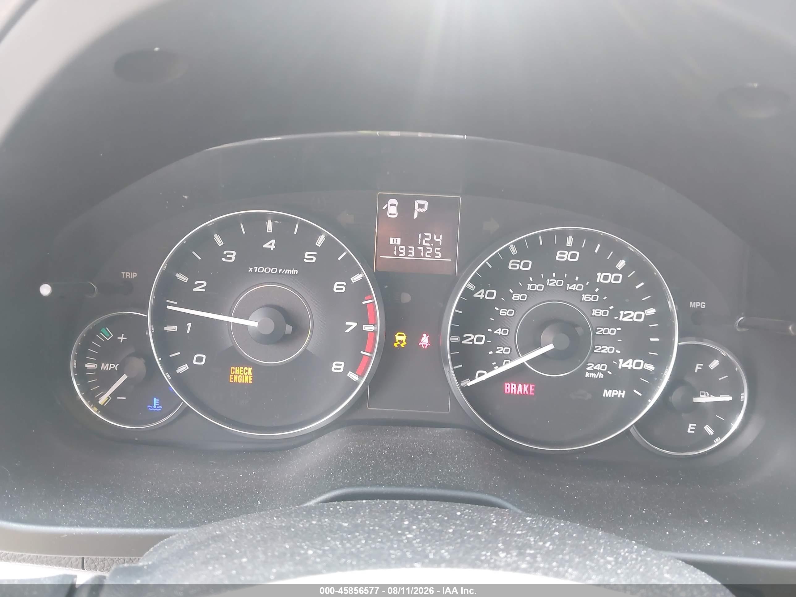 2012 Subaru Legacy 2.5i Silver vin: 4S3BMCA69C3036256