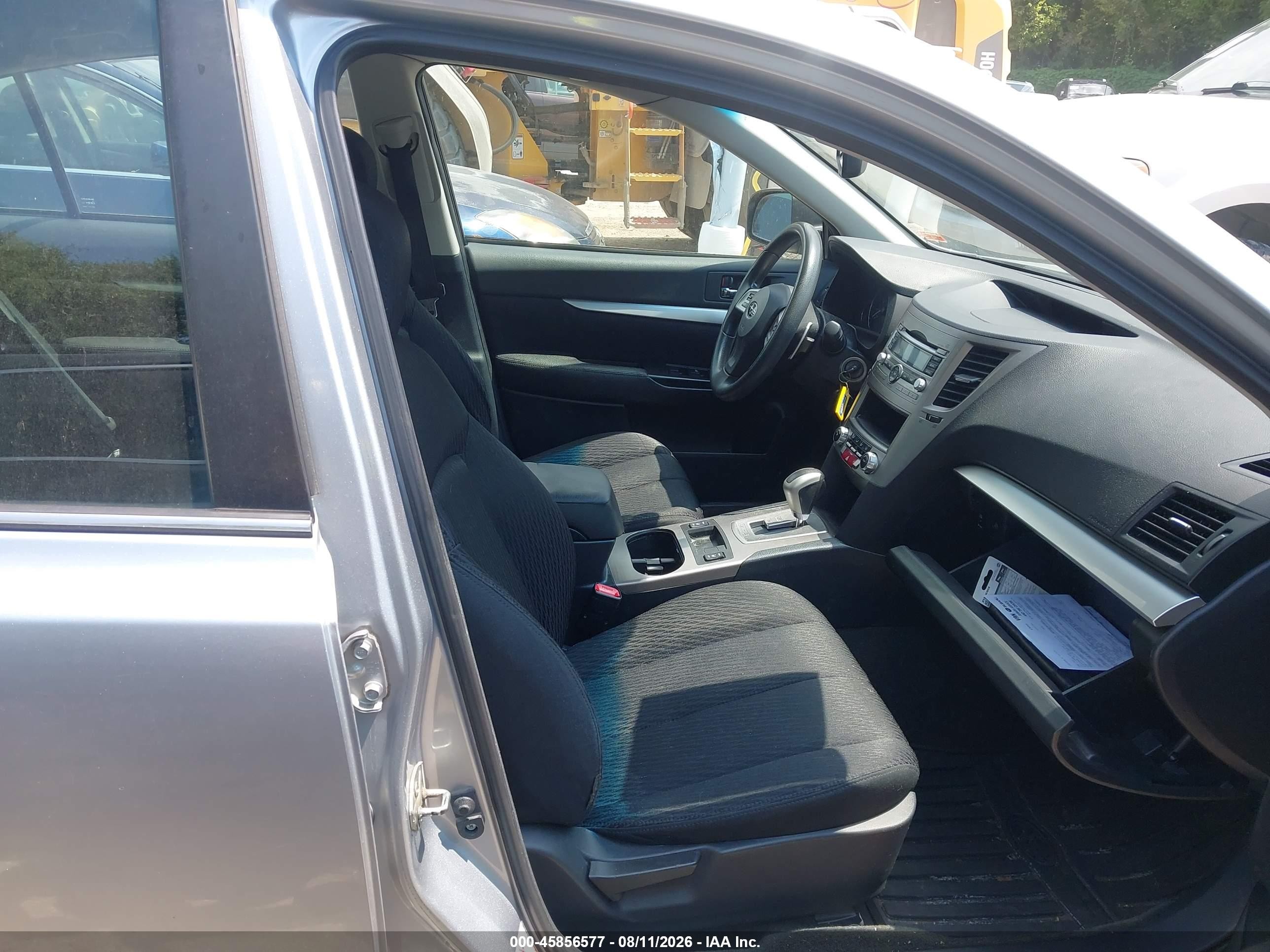 2012 Subaru Legacy 2.5i Silver vin: 4S3BMCA69C3036256
