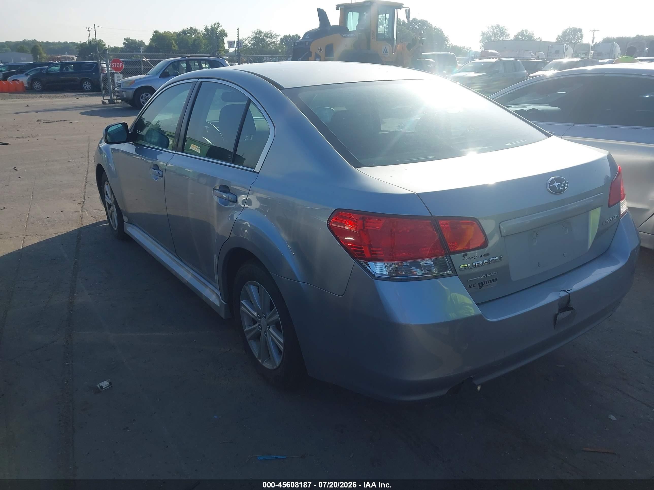 2012 Subaru Legacy 2.5i Premium Silver vin: 4S3BMCB60C3005069