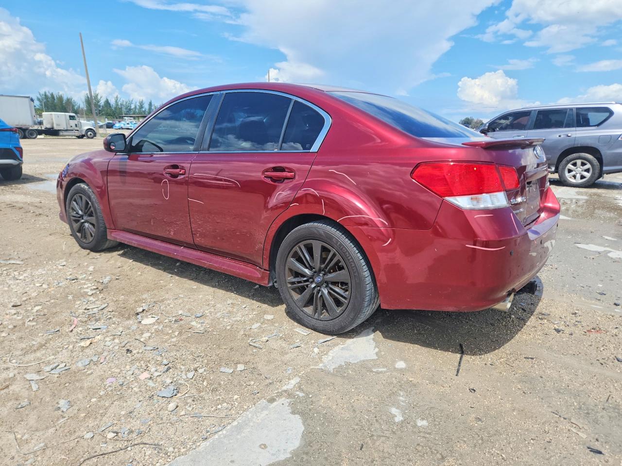 2012 Subaru Legacy 2.5i Premium Burgundy vin: 4S3BMCB61C3007042