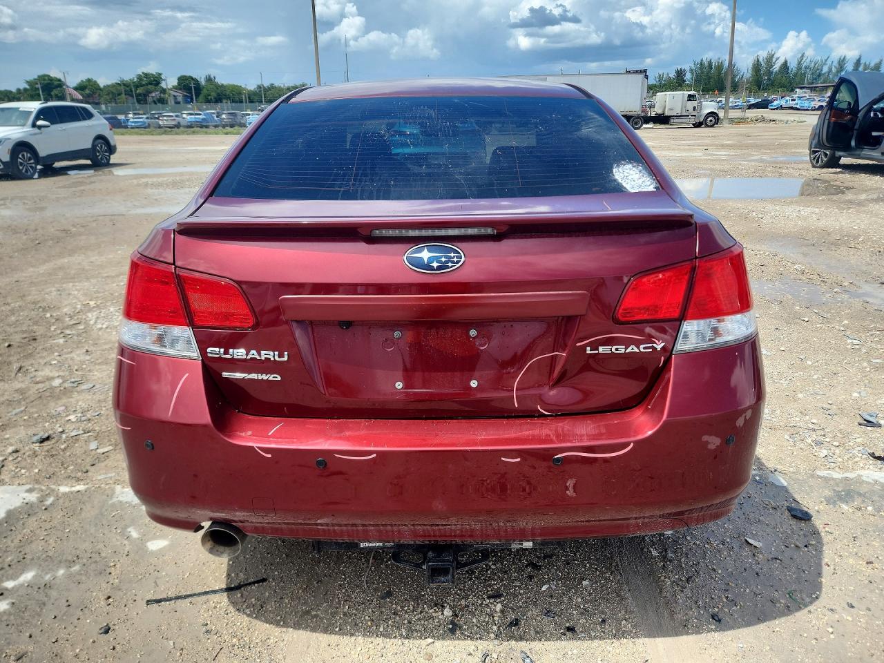 2012 Subaru Legacy 2.5i Premium Burgundy vin: 4S3BMCB61C3007042