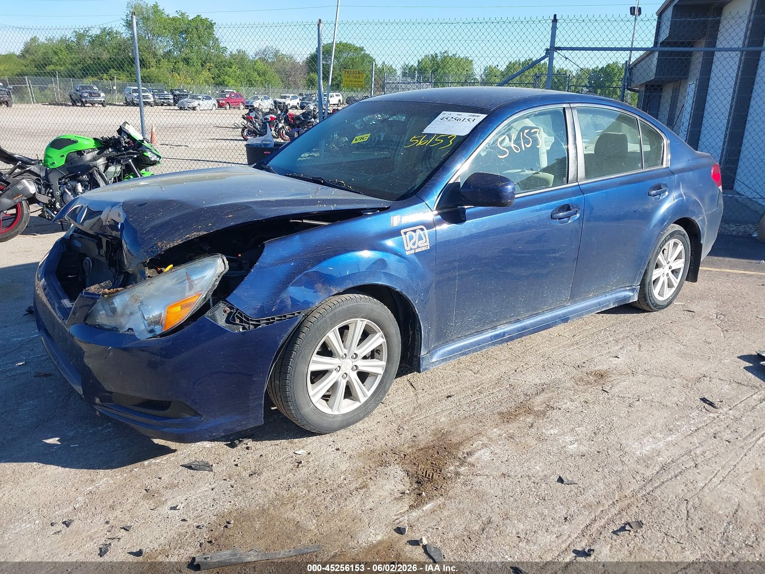 2010 Subaru Legacy 2.5i Premium Dark Blue vin: 4S3BMCB63A3245438