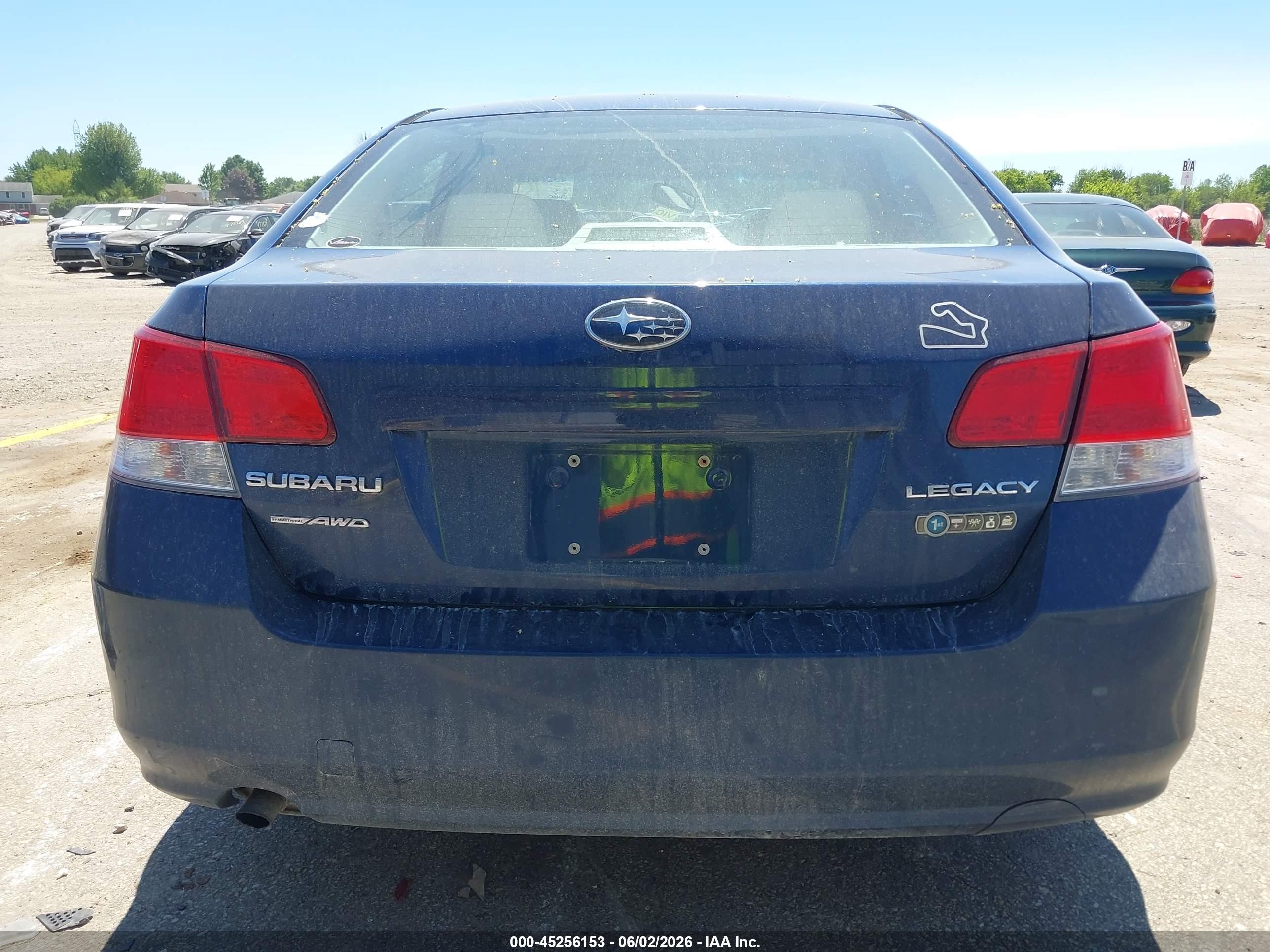 2010 Subaru Legacy 2.5i Premium Dark Blue vin: 4S3BMCB63A3245438