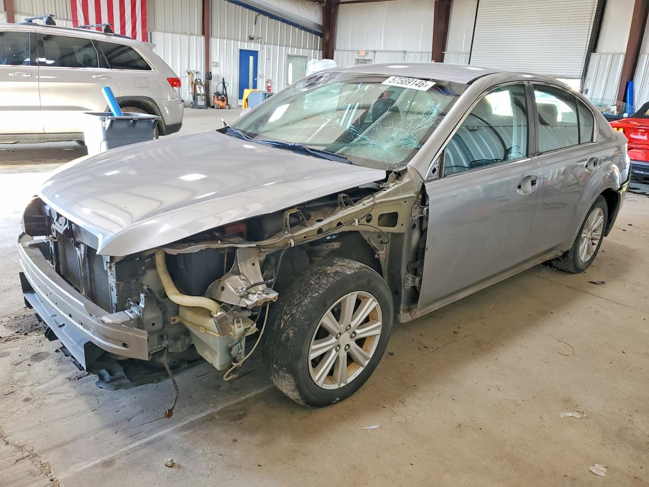 2010 Subaru Legacy 2.5i Premium Silver vin: 4S3BMCB65A3221111