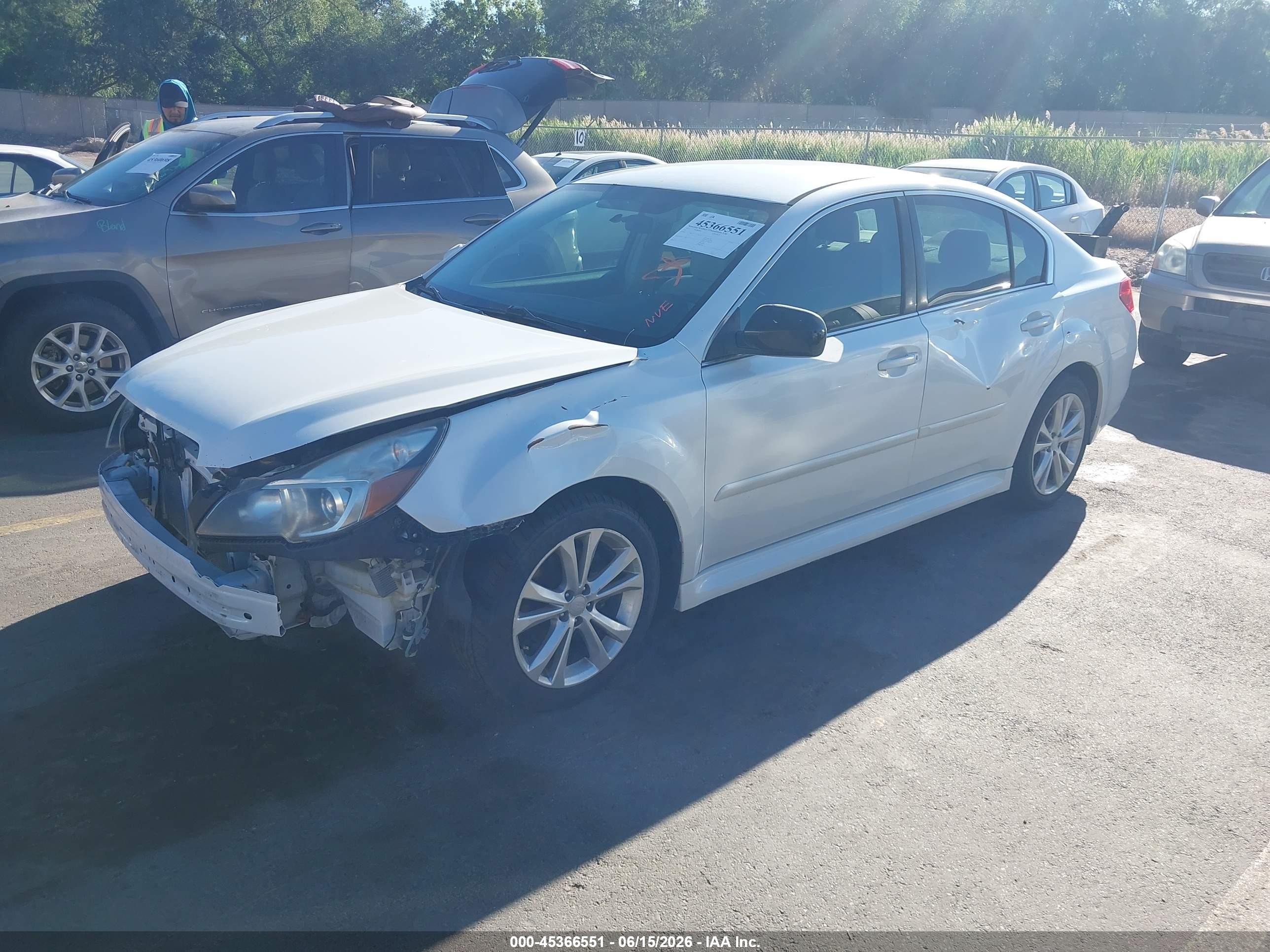 2013 Subaru Legacy 2.5i Premium White vin: 4S3BMCB67D3029791