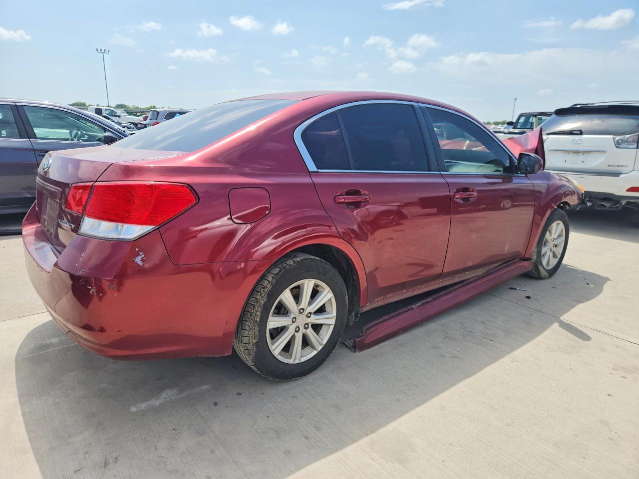 2012 Subaru Legacy 2.5i Premium Красный vin: 4S3BMCB6XC3030125