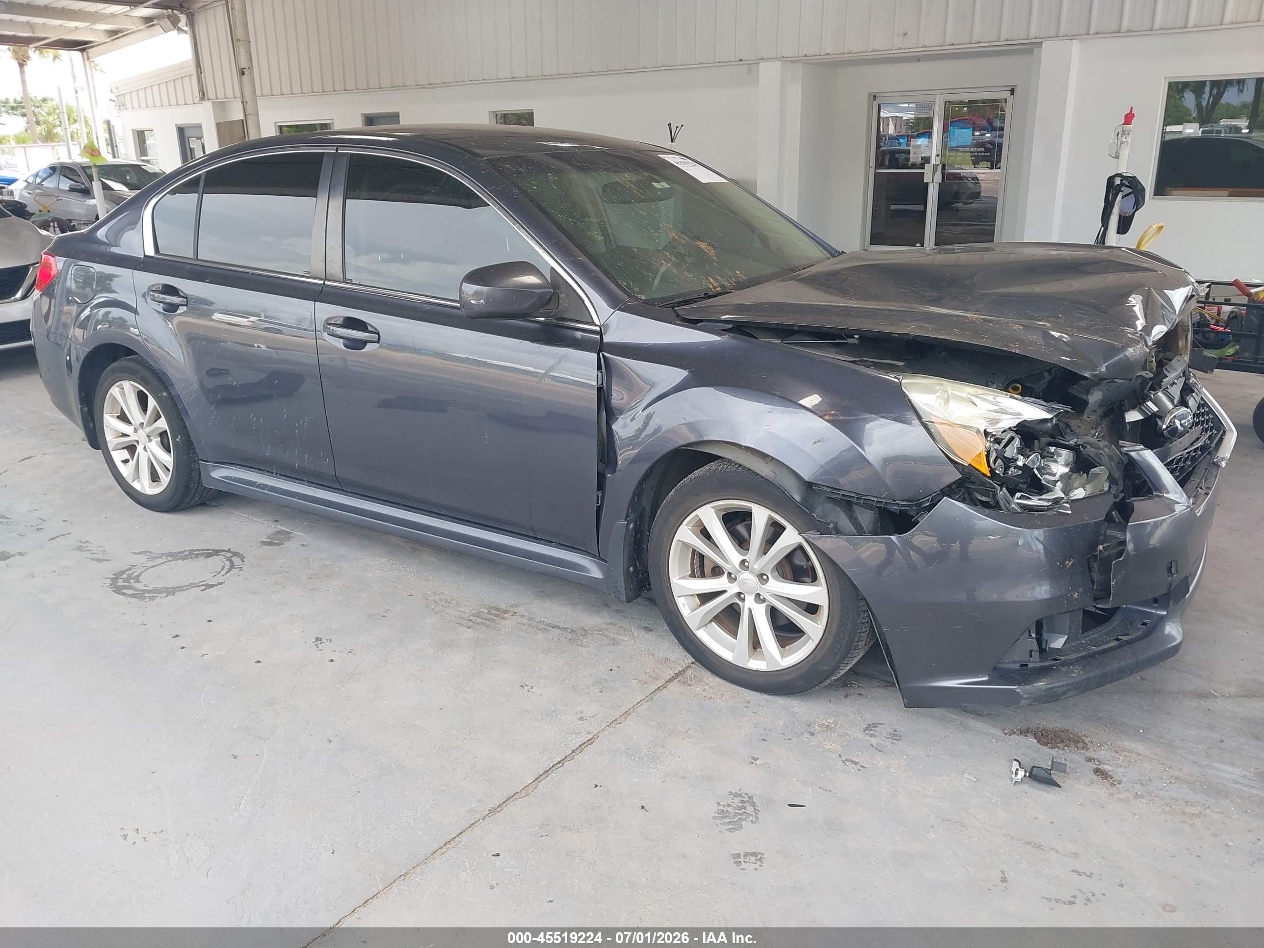 2013 Subaru Legacy 2.5i Premium Gray vin: 4S3BMCC60D3031350