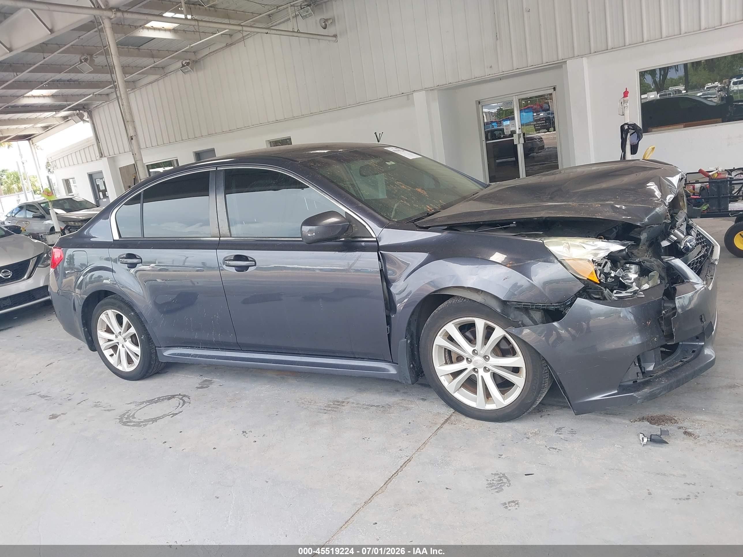 2013 Subaru Legacy 2.5i Premium Gray vin: 4S3BMCC60D3031350