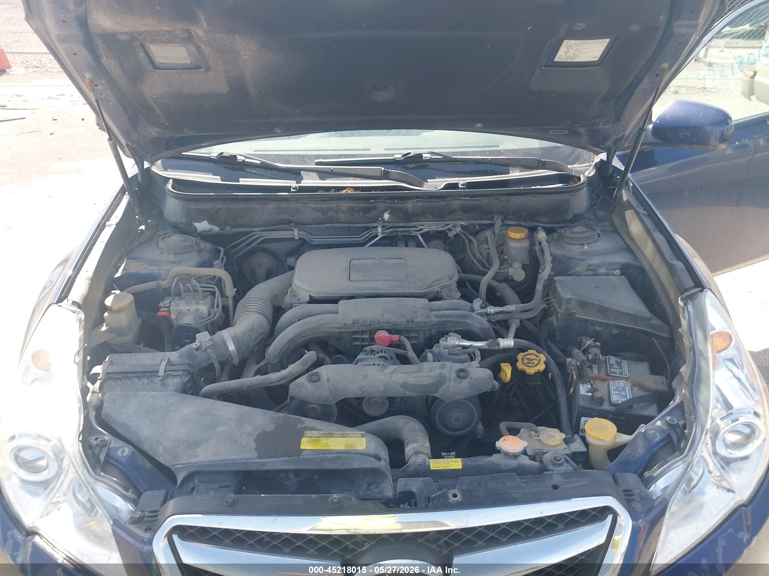 2010 Subaru Legacy 2.5i Premium Blue vin: 4S3BMCC61A3242357
