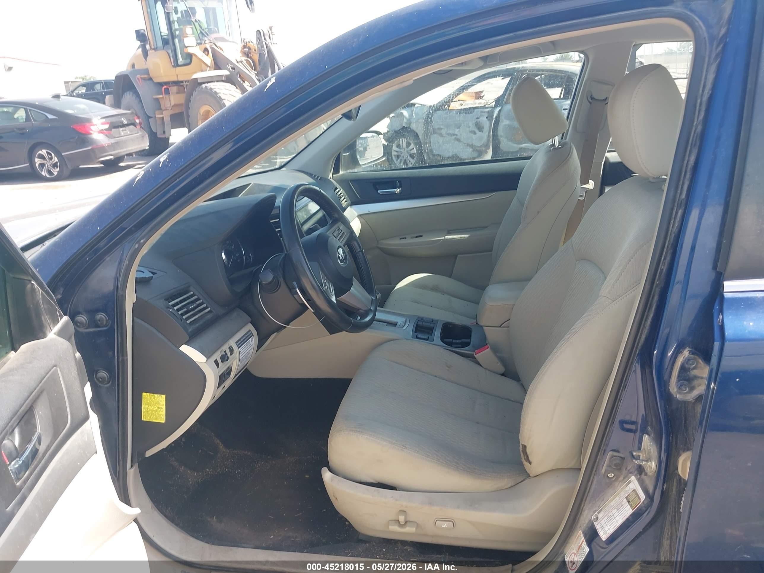 2010 Subaru Legacy 2.5i Premium Blue vin: 4S3BMCC61A3242357