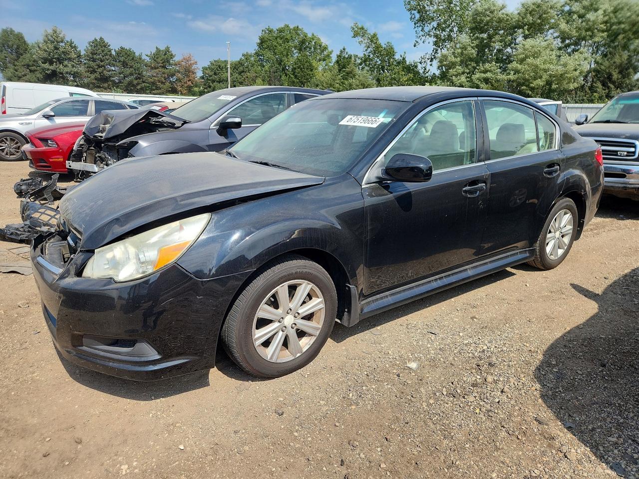 2011 Subaru Legacy 2.5i Premium Black vin: 4S3BMCC61B3262660