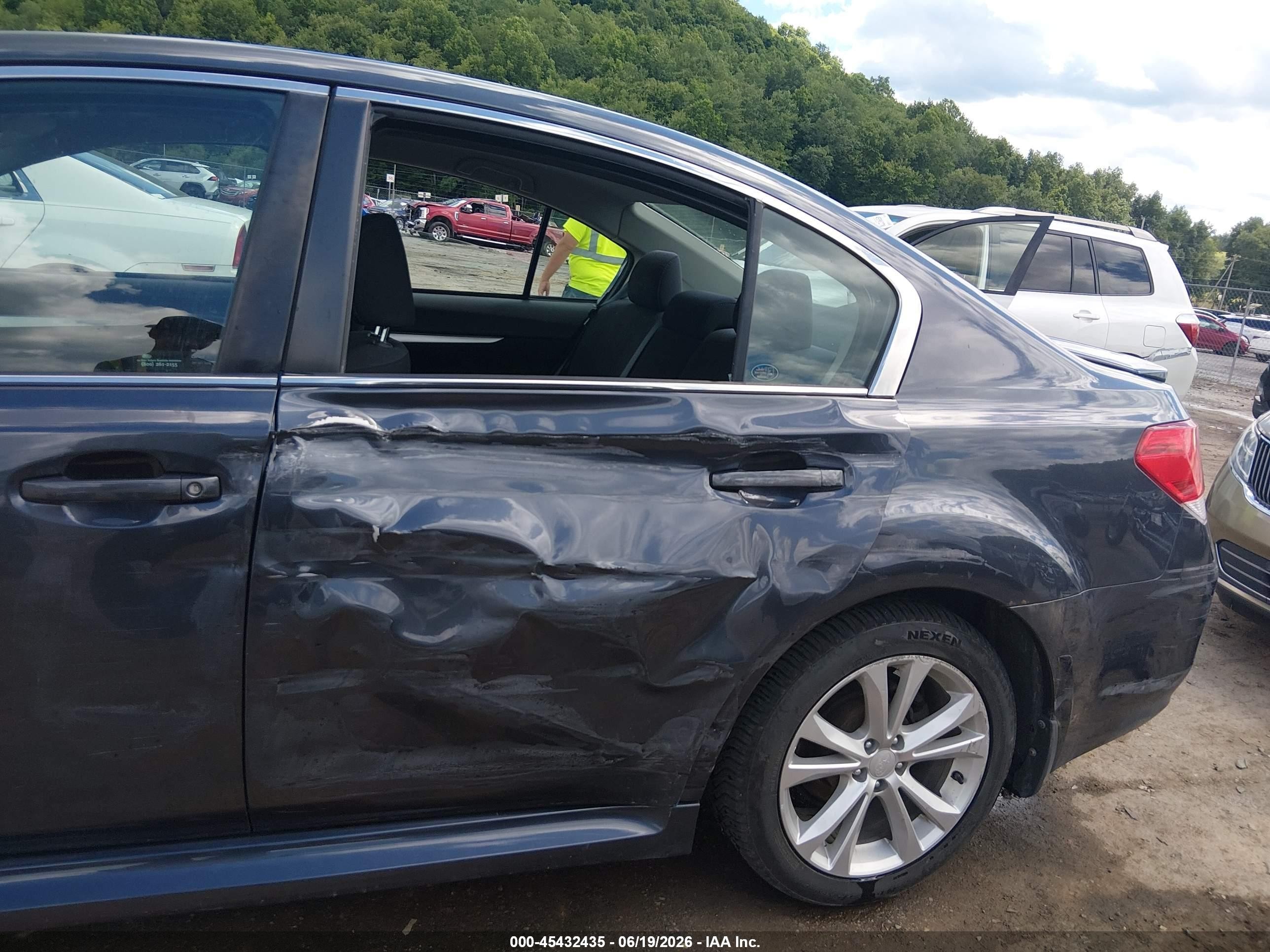 2013 Subaru Legacy 2.5i Premium Gray vin: 4S3BMCC61D3004349