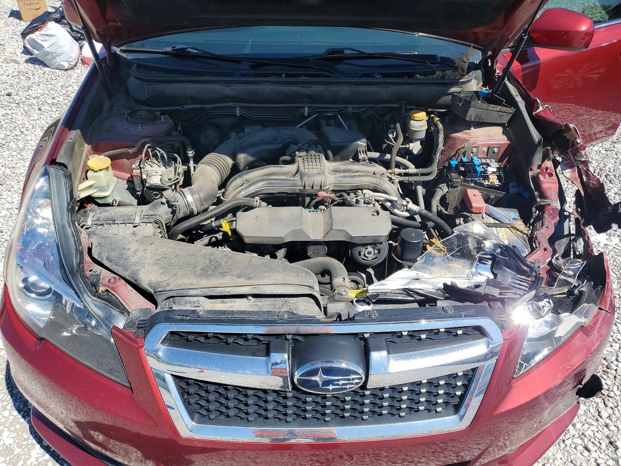 2014 Subaru Legacy 2.5i Premium Burgundy vin: 4S3BMCC61E3005115