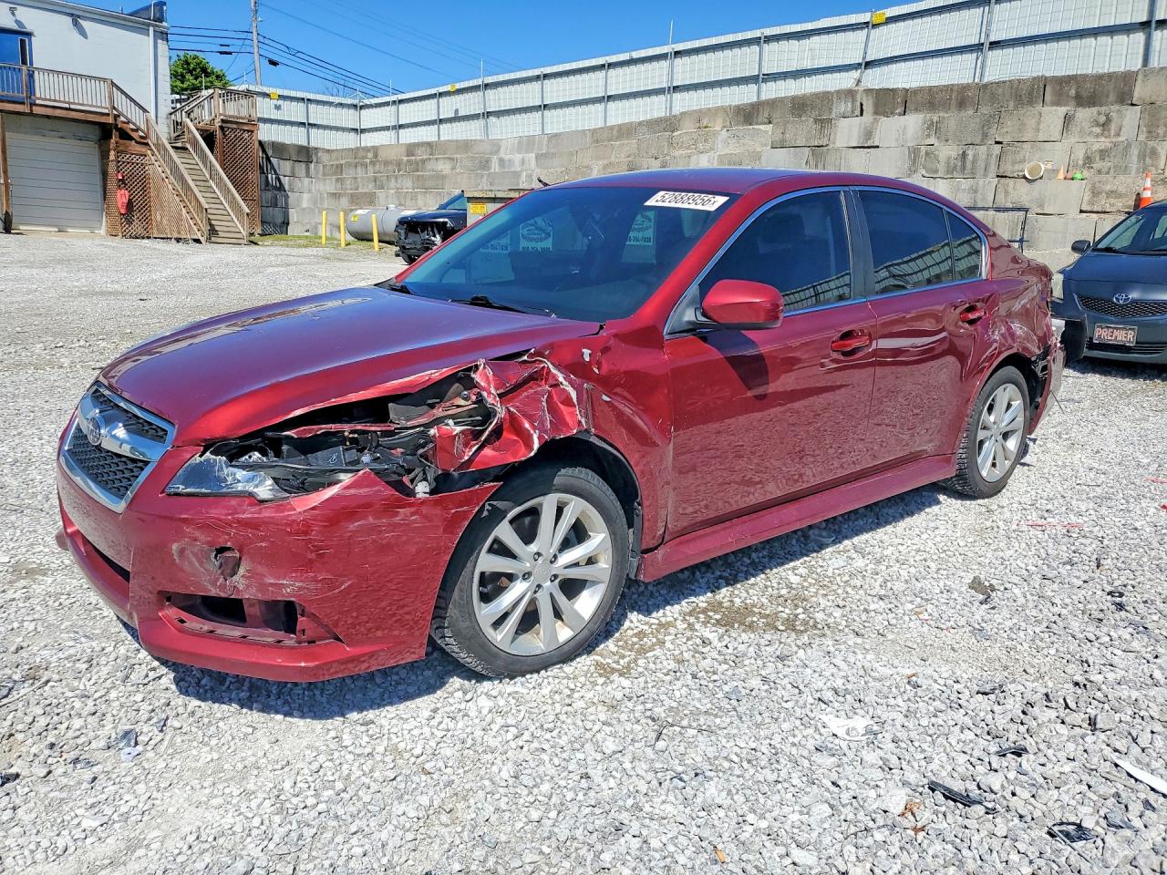 2014 Subaru Legacy 2.5i Premium Burgundy vin: 4S3BMCC61E3005115