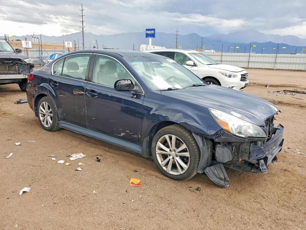 2014 Subaru Legacy 2.5i Premium Blue vin: 4S3BMCC61E3011433