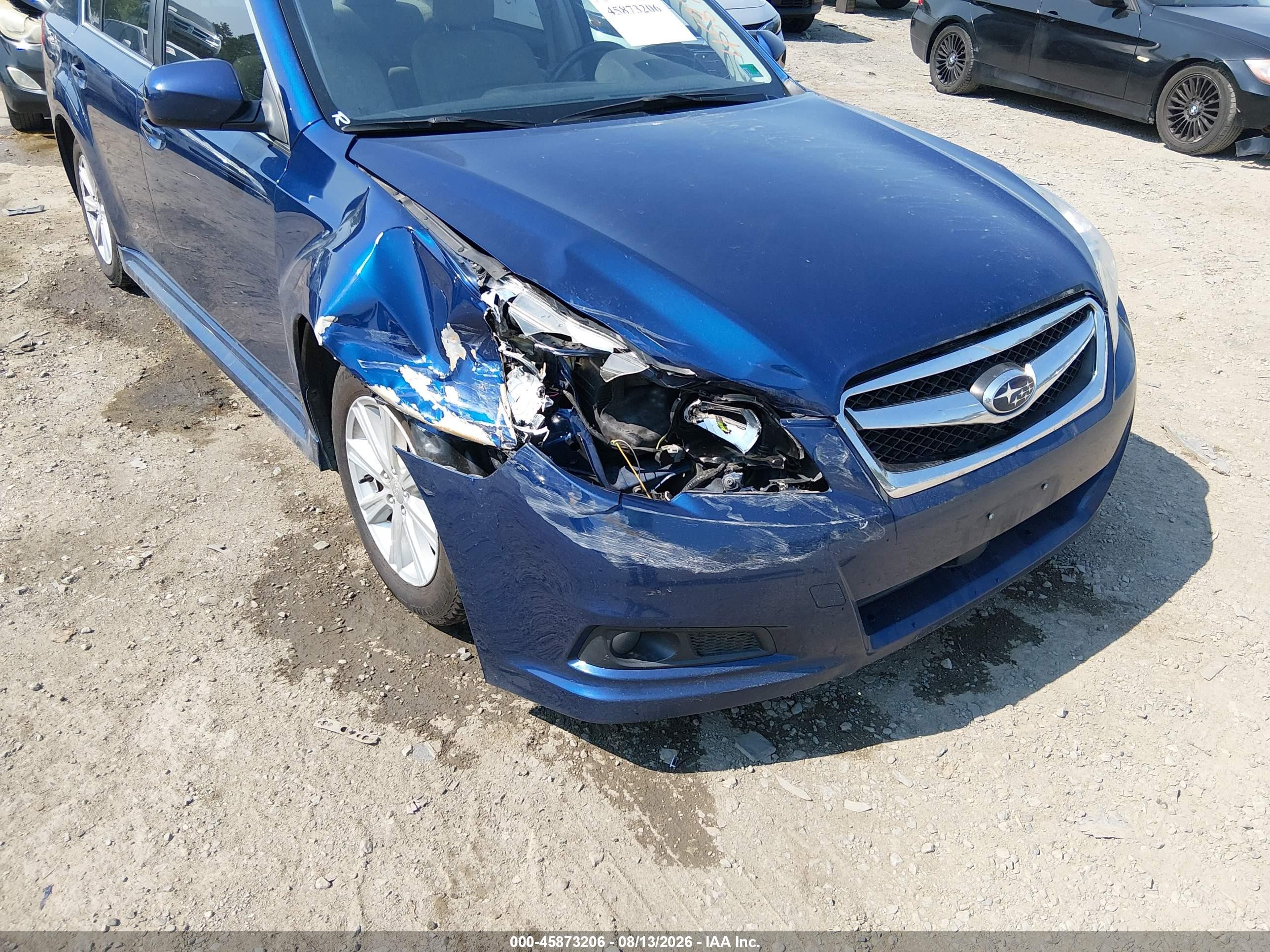 2011 Subaru Legacy 2.5i Premium Blue vin: 4S3BMCC62B3222801