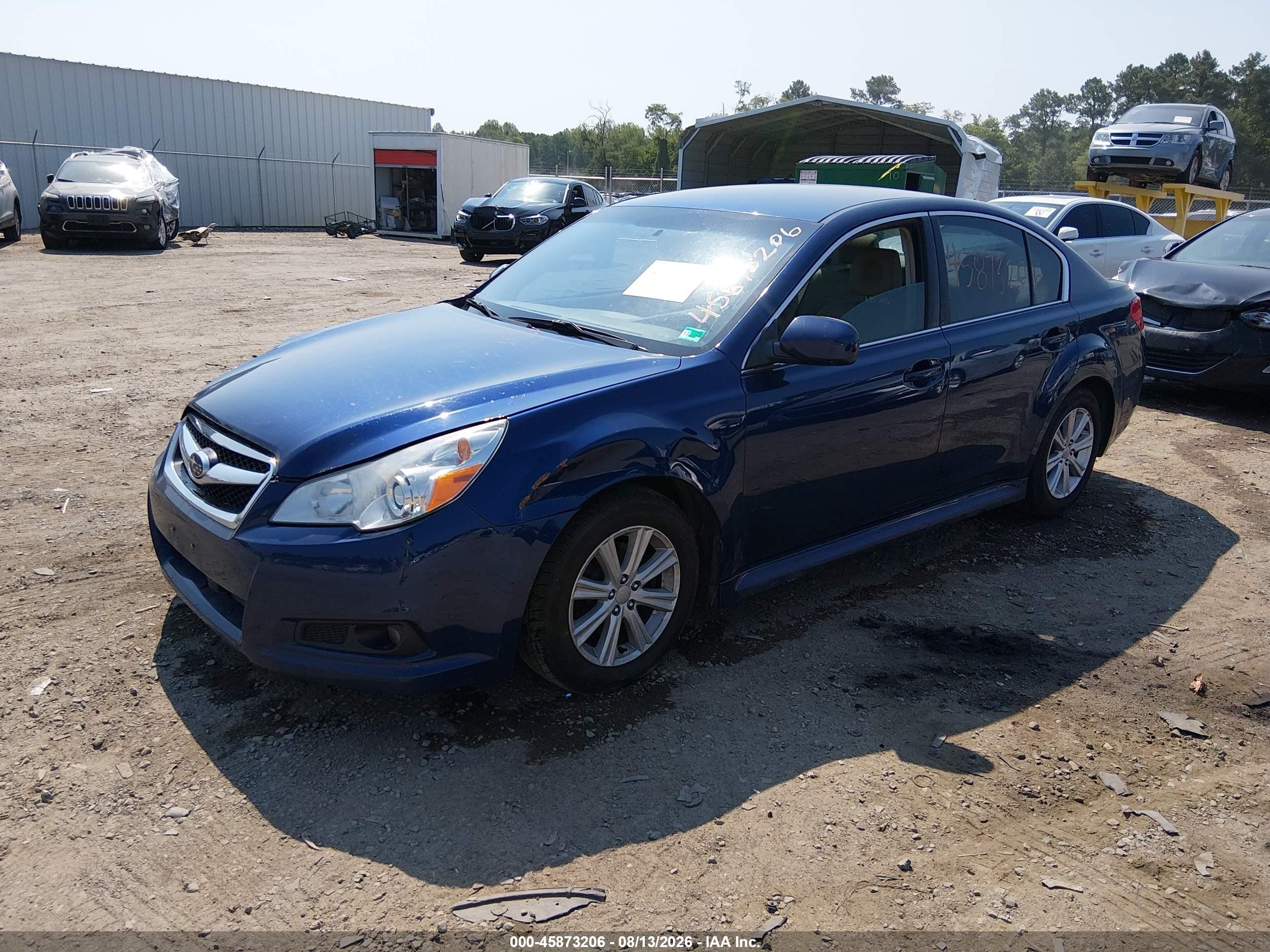 2011 Subaru Legacy 2.5i Premium Blue vin: 4S3BMCC62B3222801