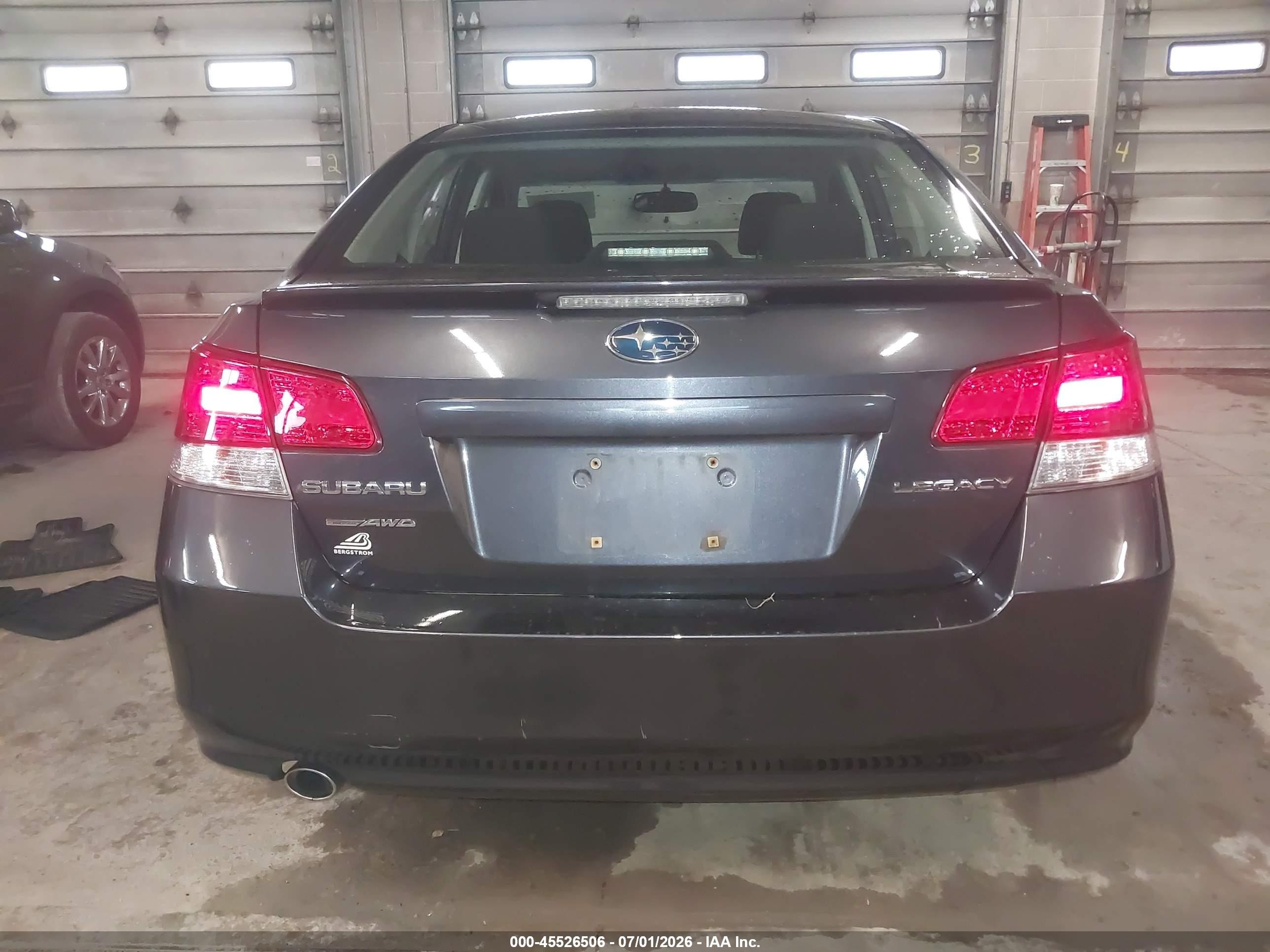 2012 Subaru Legacy 2.5i Premium Gray vin: 4S3BMCC62C3002303