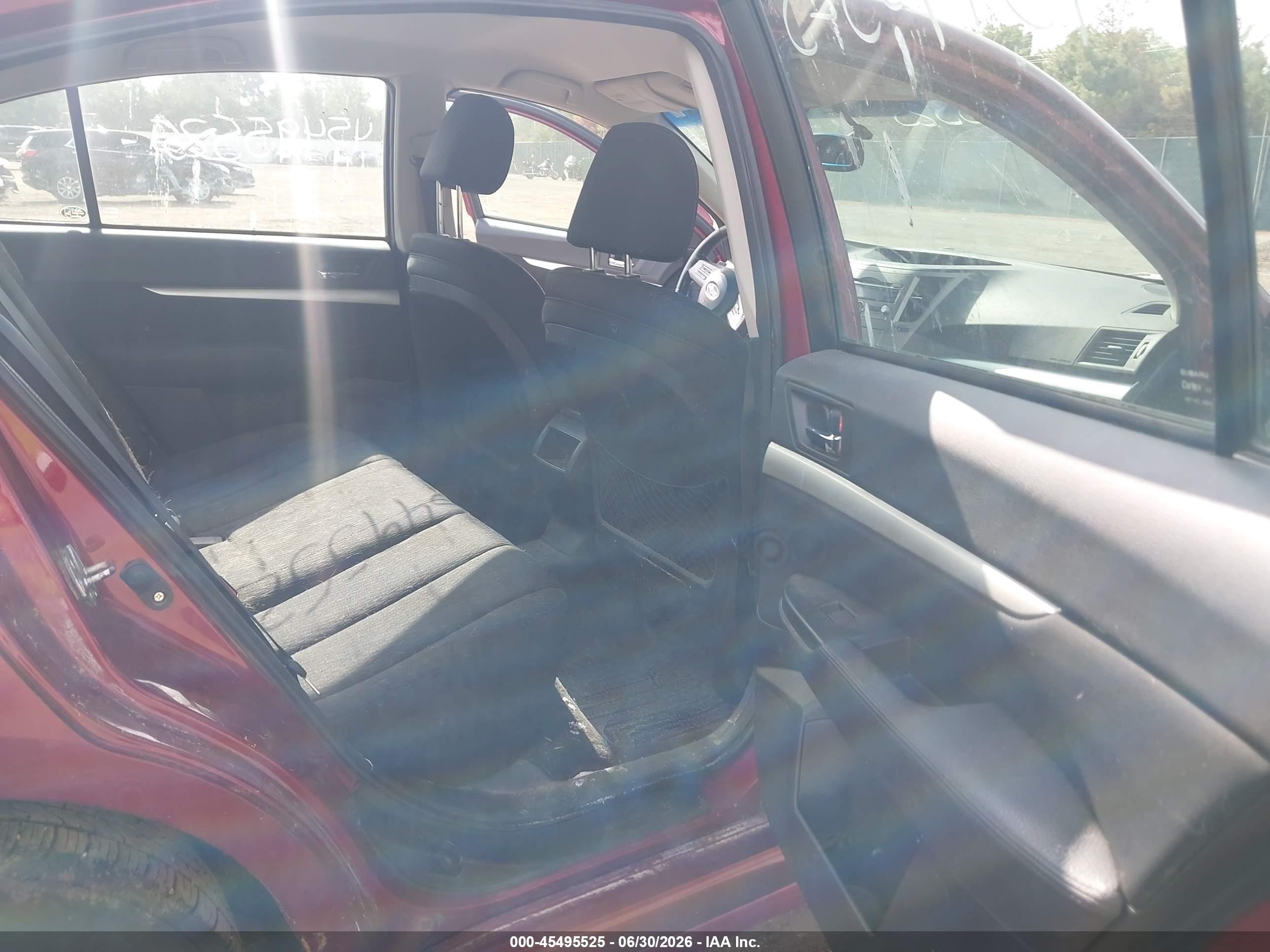 2011 Subaru Legacy 2.5i Premium Red vin: 4S3BMCC63B3228638