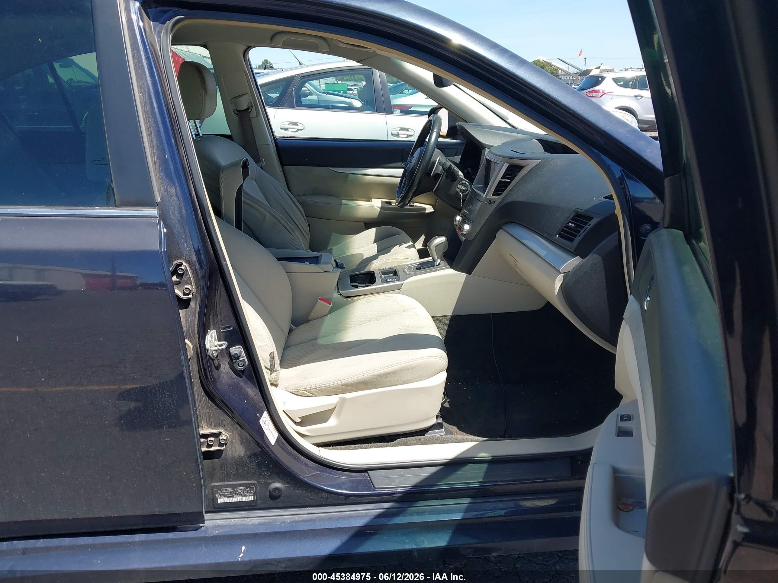 2012 Subaru Legacy 2.5i Premium Blue vin: 4S3BMCC63C3031910