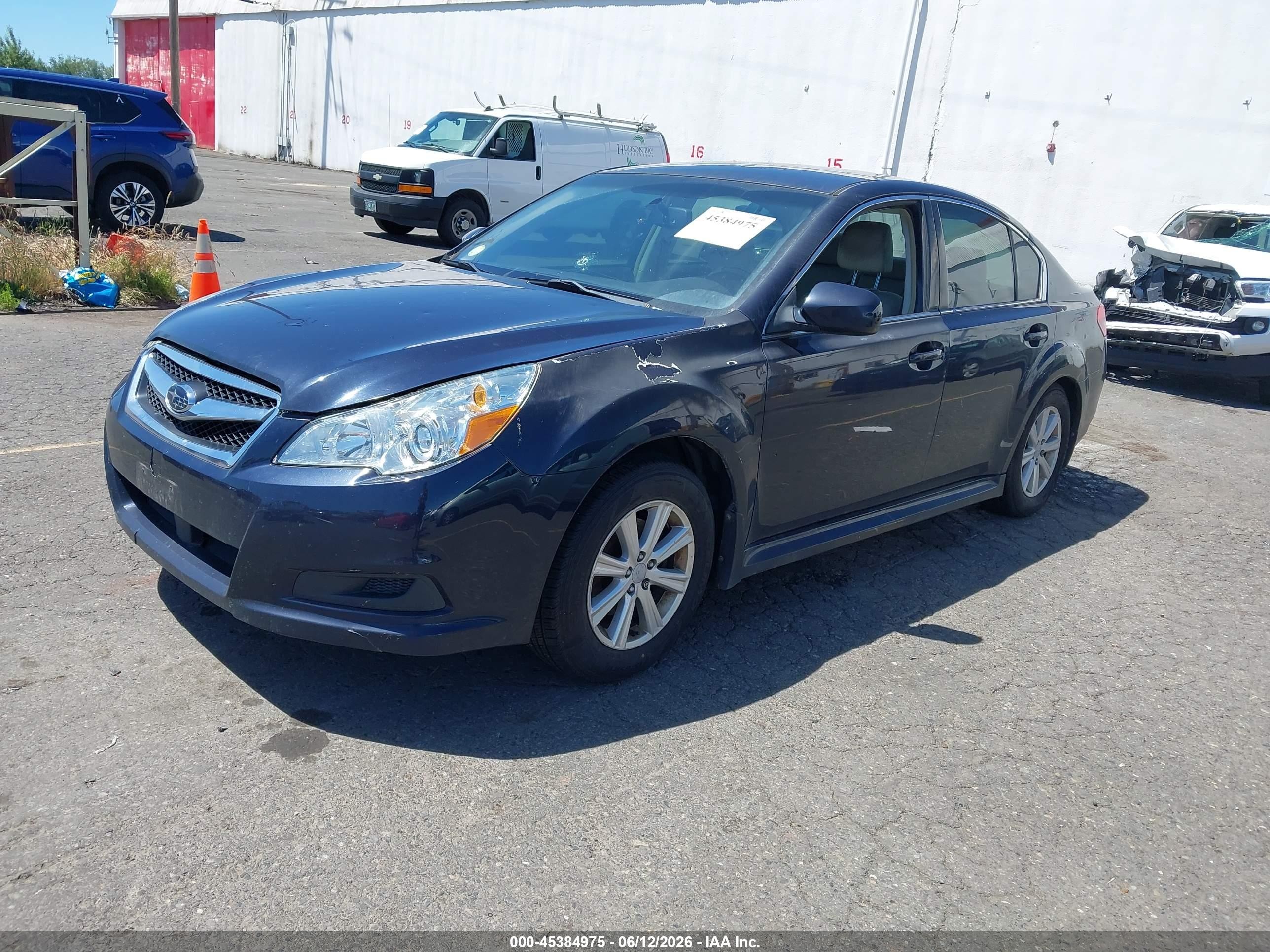 2012 Subaru Legacy 2.5i Premium Blue vin: 4S3BMCC63C3031910