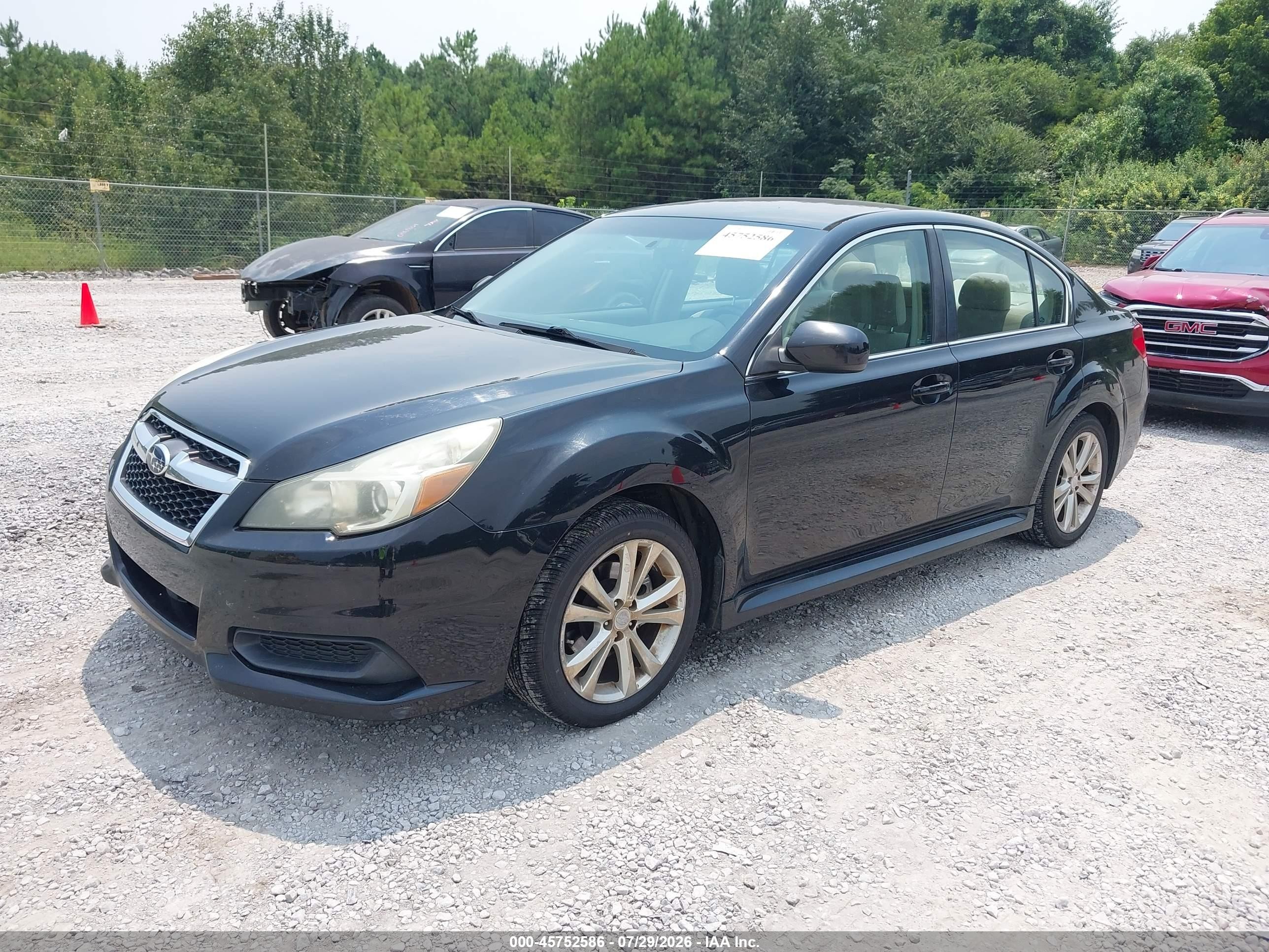 2013 Subaru Legacy 2.5i Premium Black vin: 4S3BMCC63D3038924