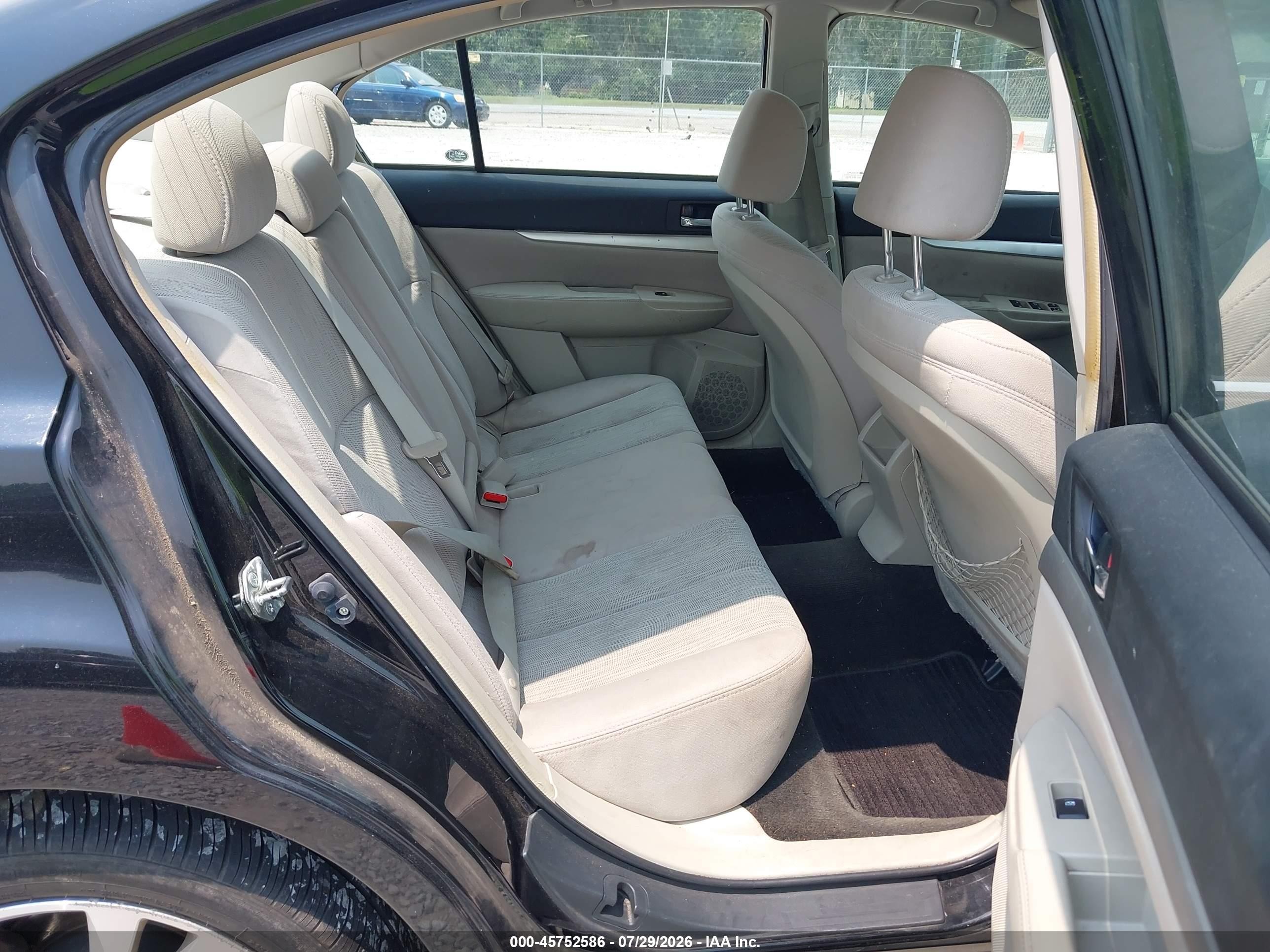 2013 Subaru Legacy 2.5i Premium Black vin: 4S3BMCC63D3038924