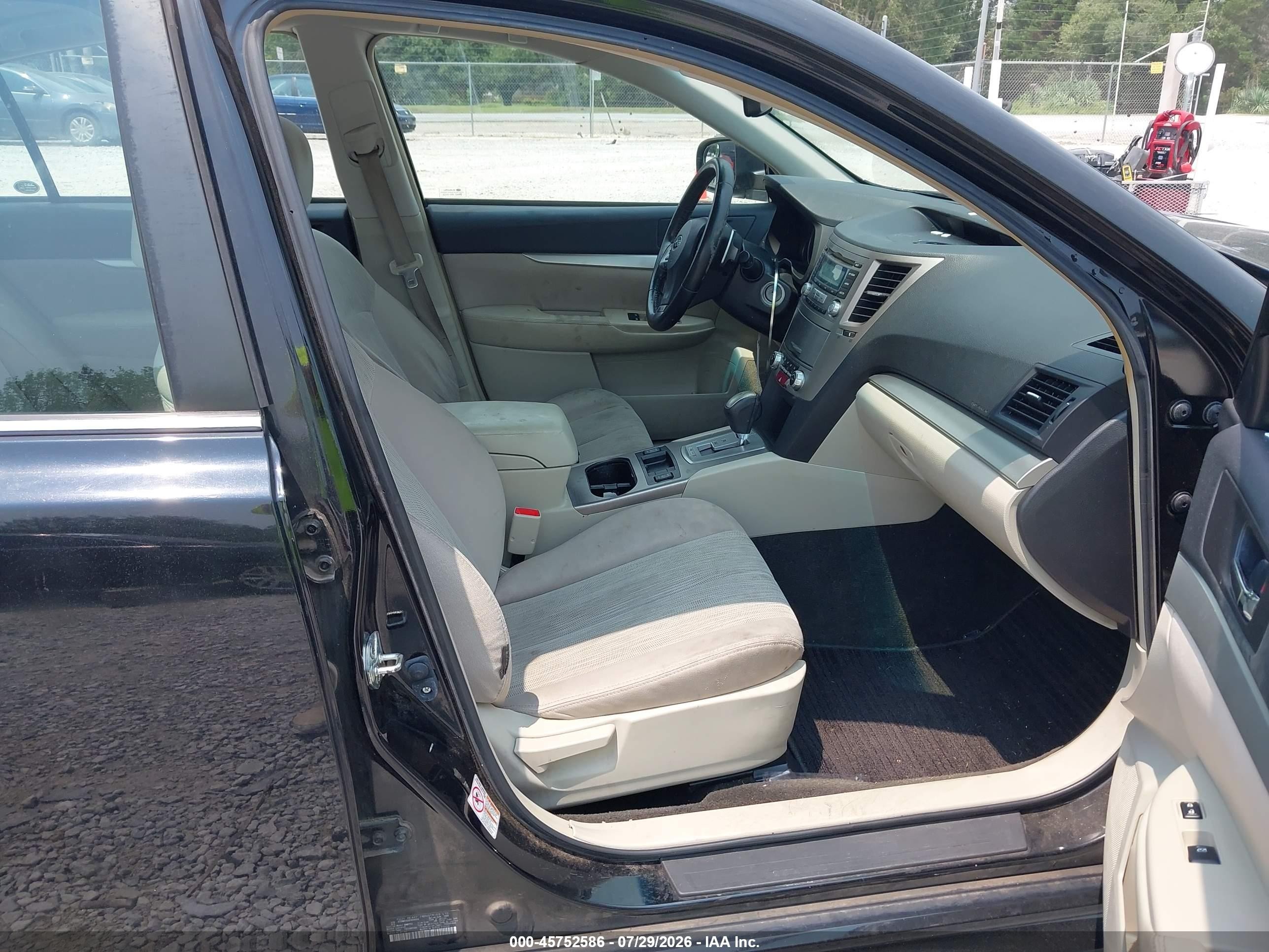 2013 Subaru Legacy 2.5i Premium Black vin: 4S3BMCC63D3038924