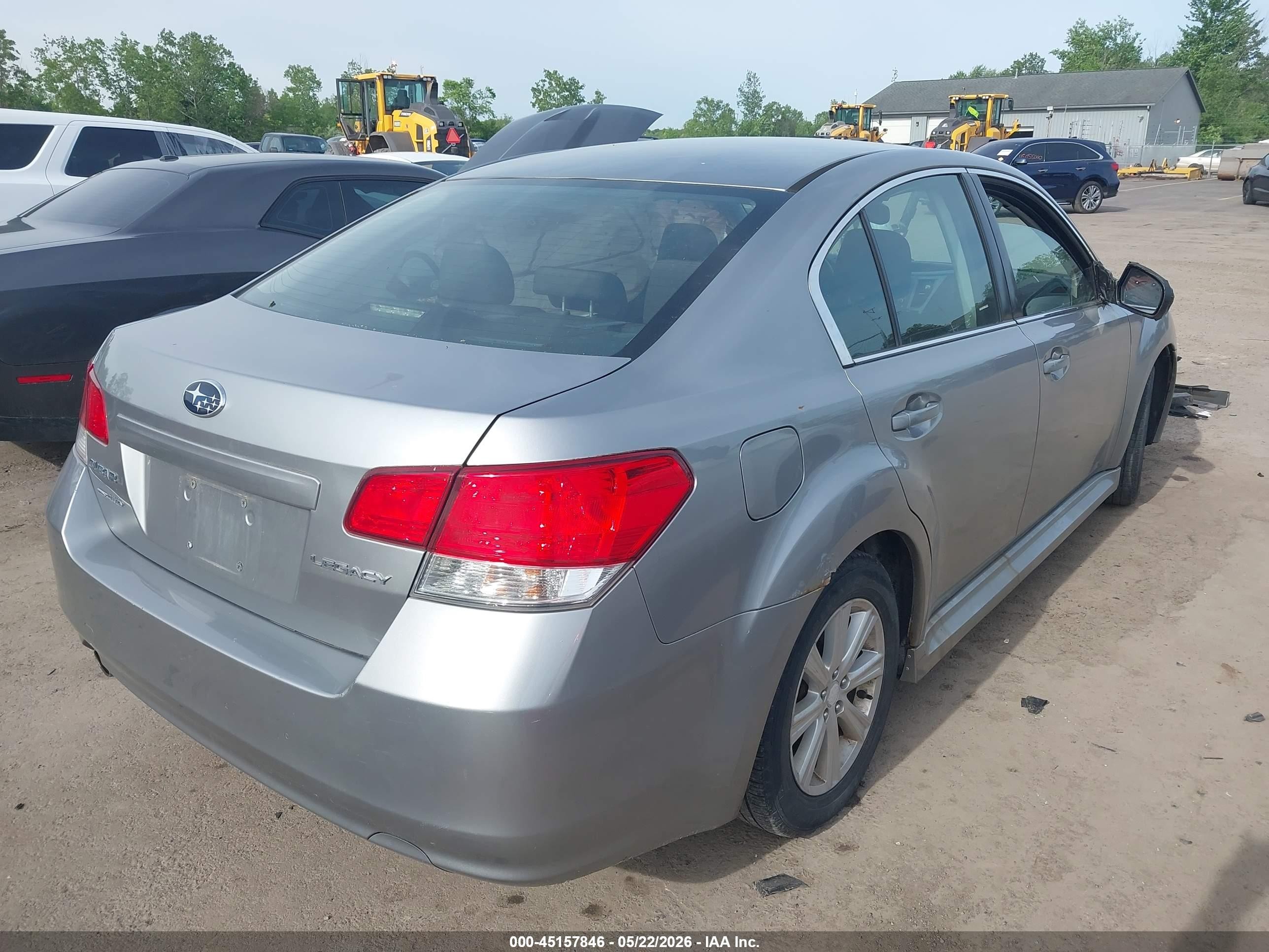 2010 Subaru Legacy 2.5i Premium Silver vin: 4S3BMCC64A3220434