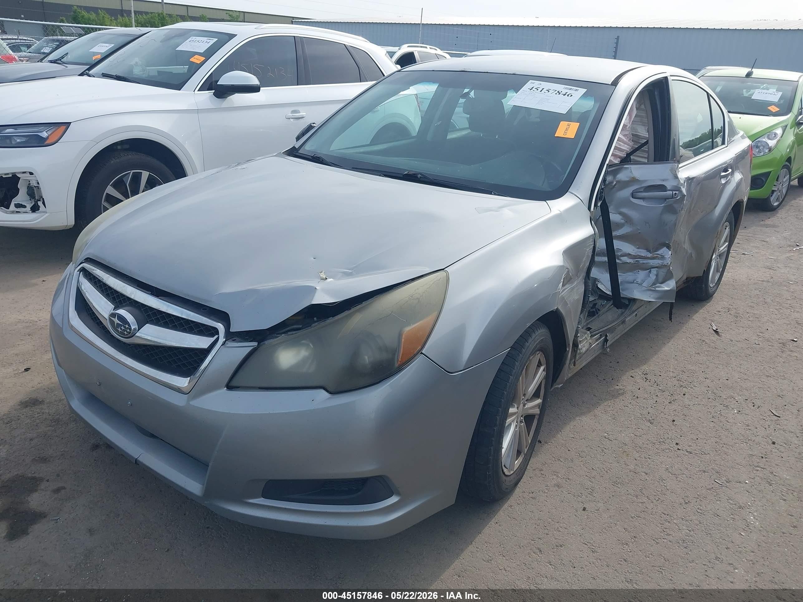 2010 Subaru Legacy 2.5i Premium Silver vin: 4S3BMCC64A3220434
