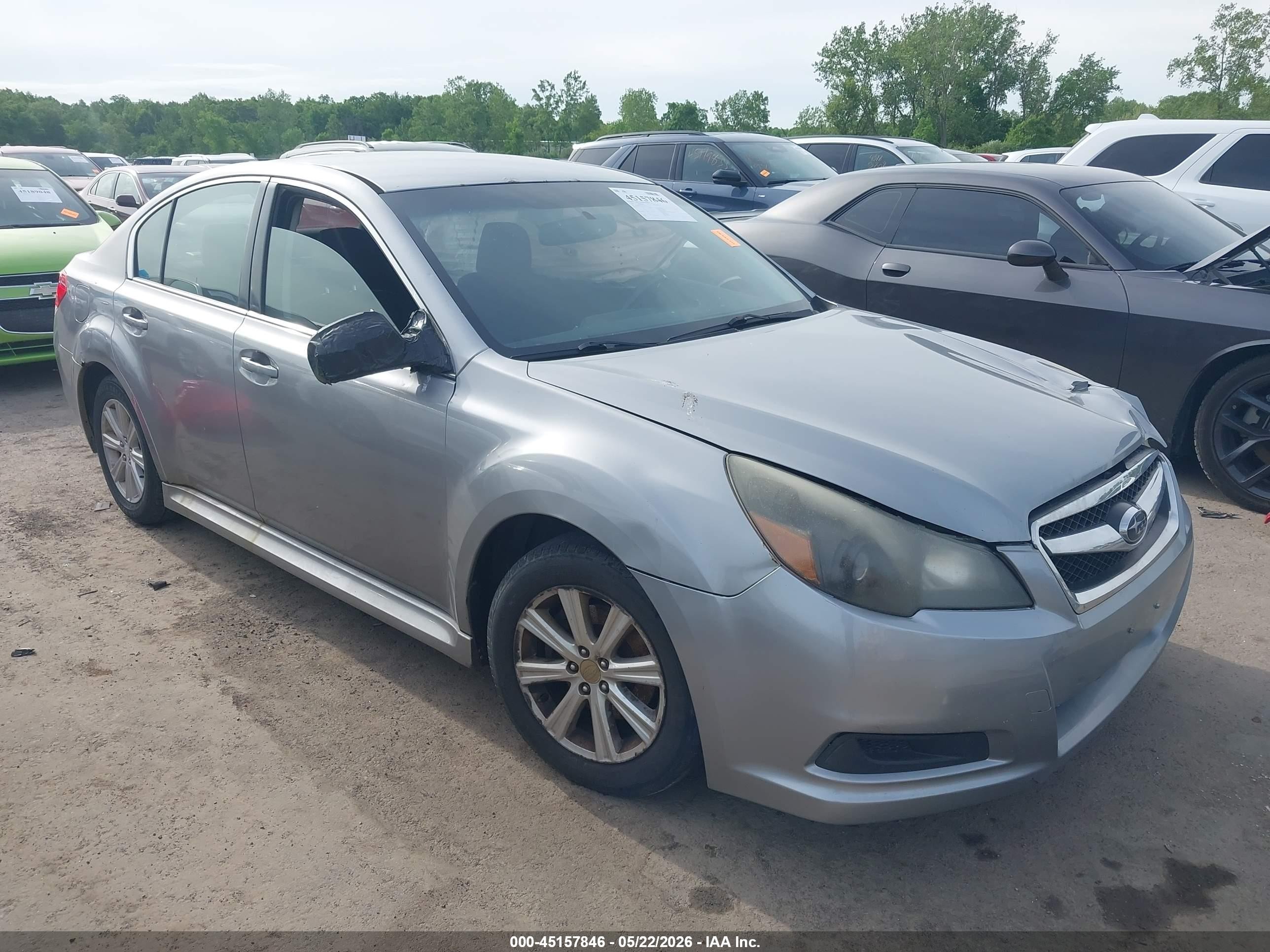 2010 Subaru Legacy 2.5i Premium Silver vin: 4S3BMCC64A3220434