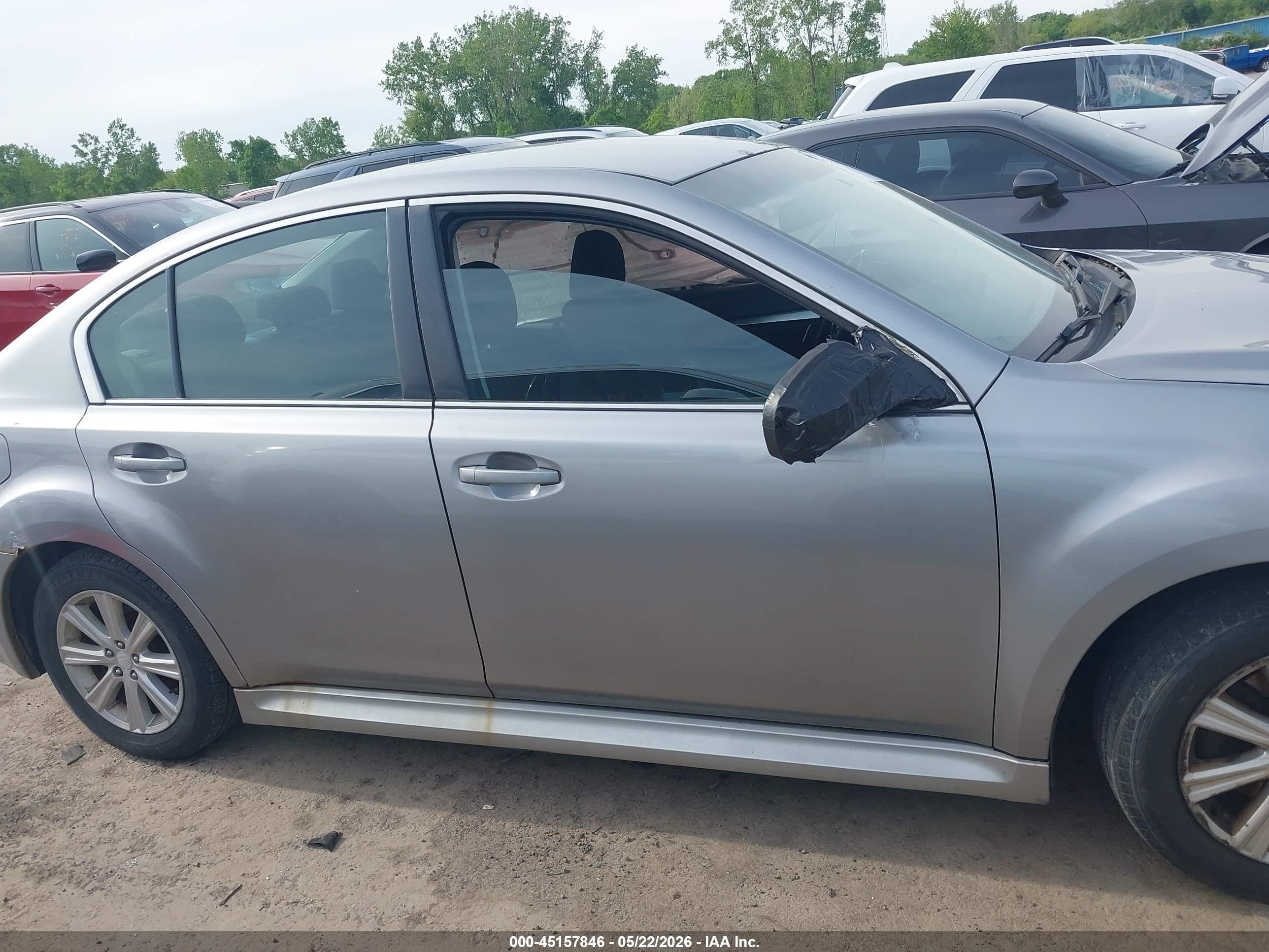 2010 Subaru Legacy 2.5i Premium Silver vin: 4S3BMCC64A3220434
