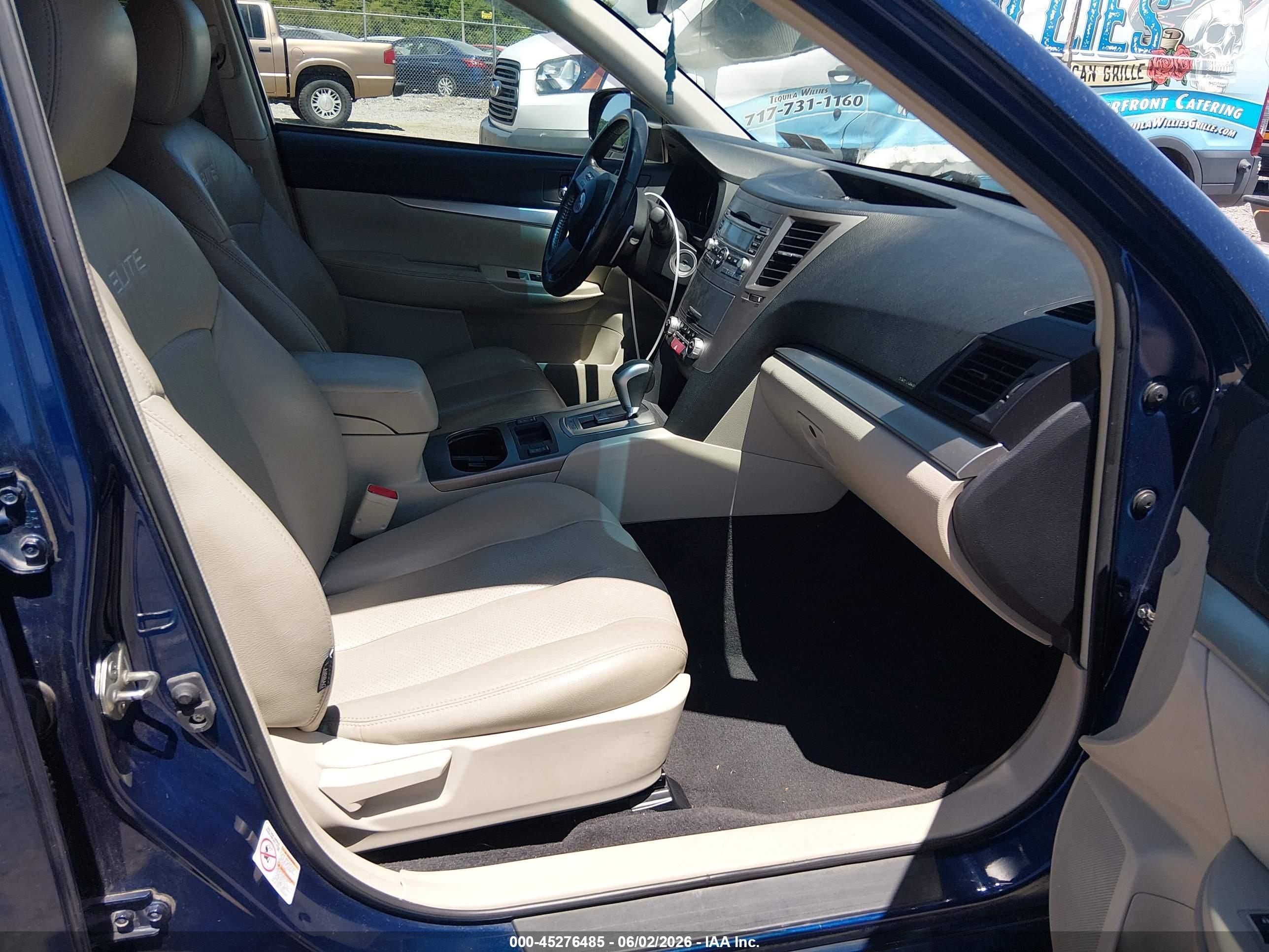 2010 Subaru Legacy 2.5i Premium Blue vin: 4S3BMCC64A3227724