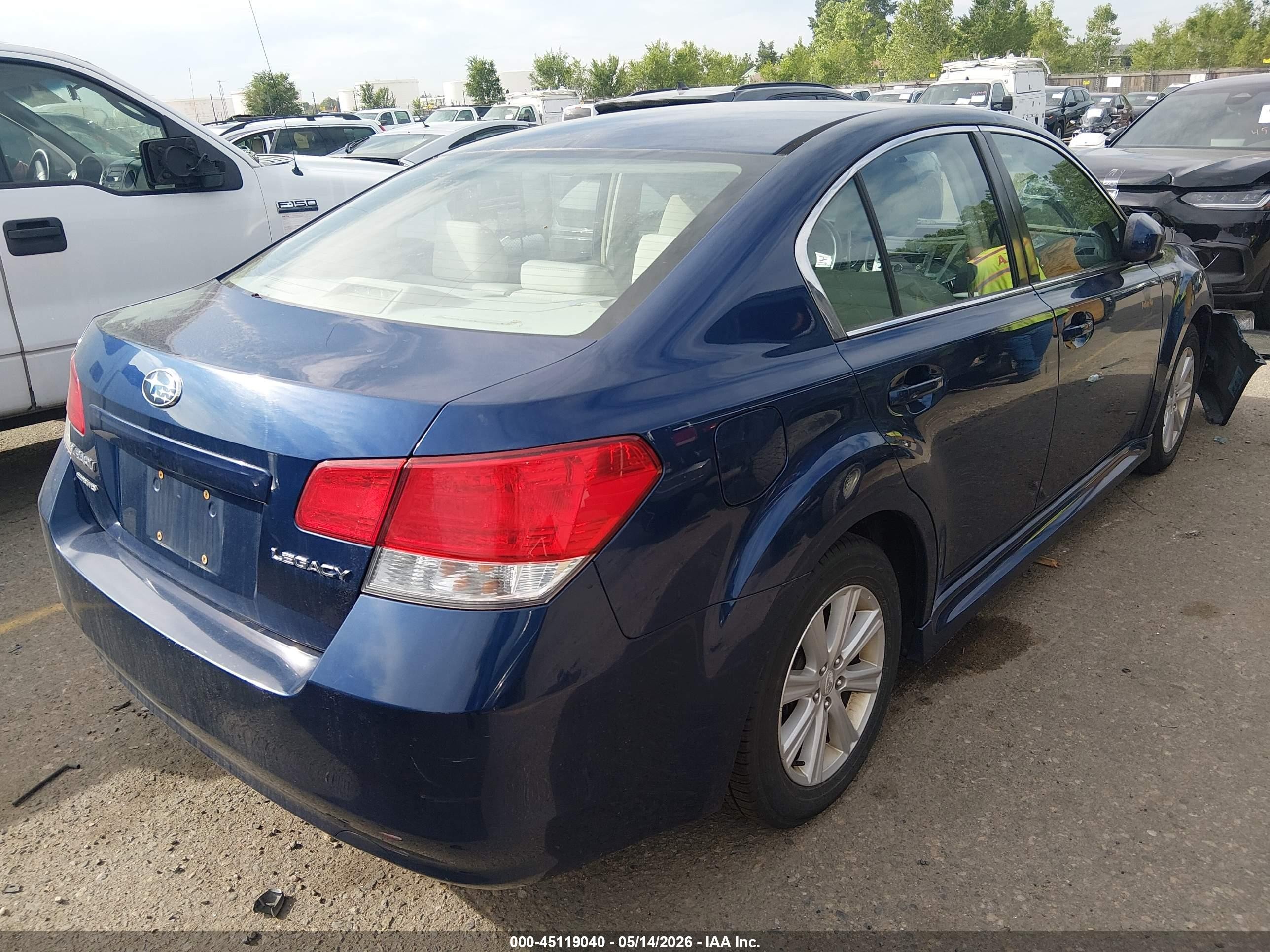 2011 Subaru Legacy 2.5i Premium Dark Blue vin: 4S3BMCC64B3239048